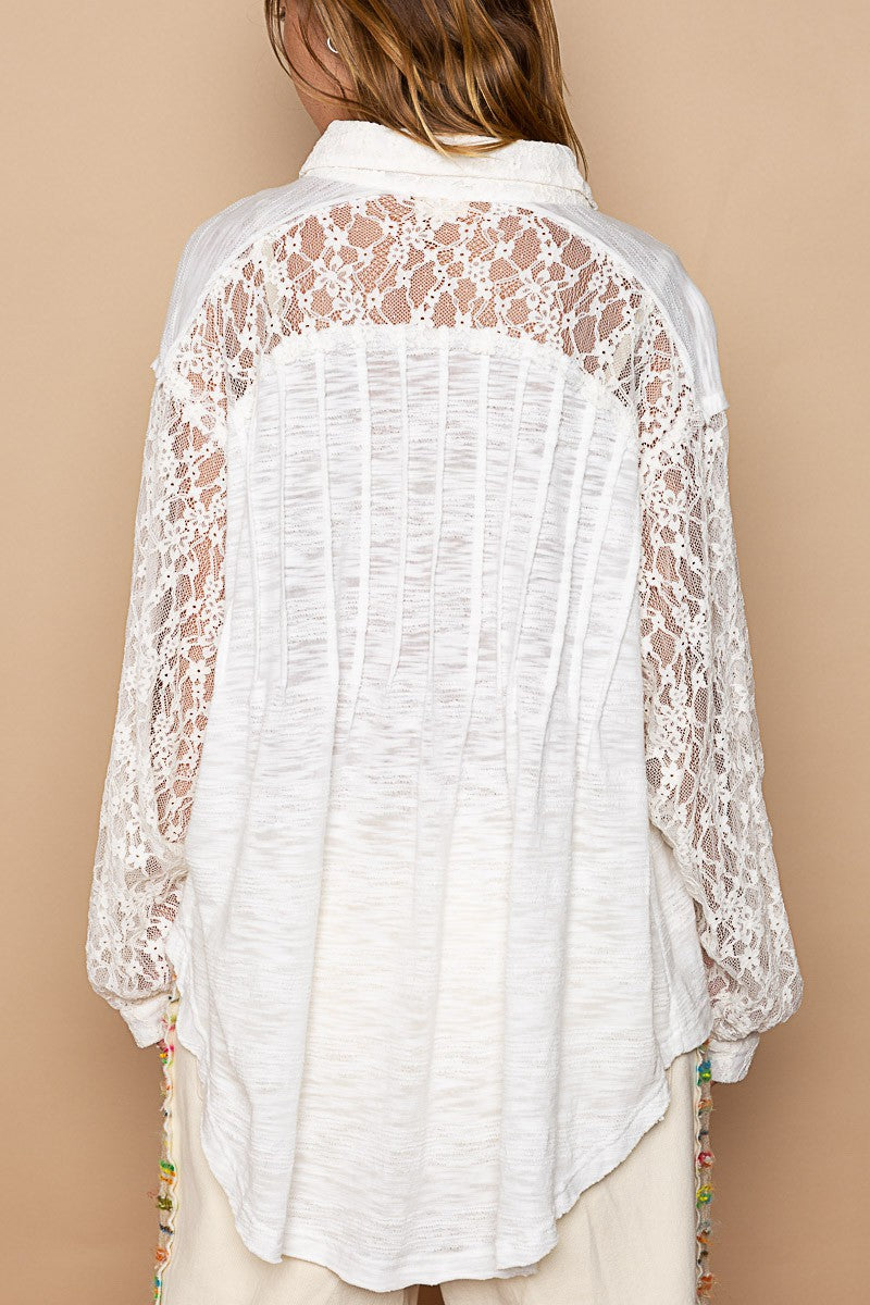 Reese Pin tuck Button Down Shirts