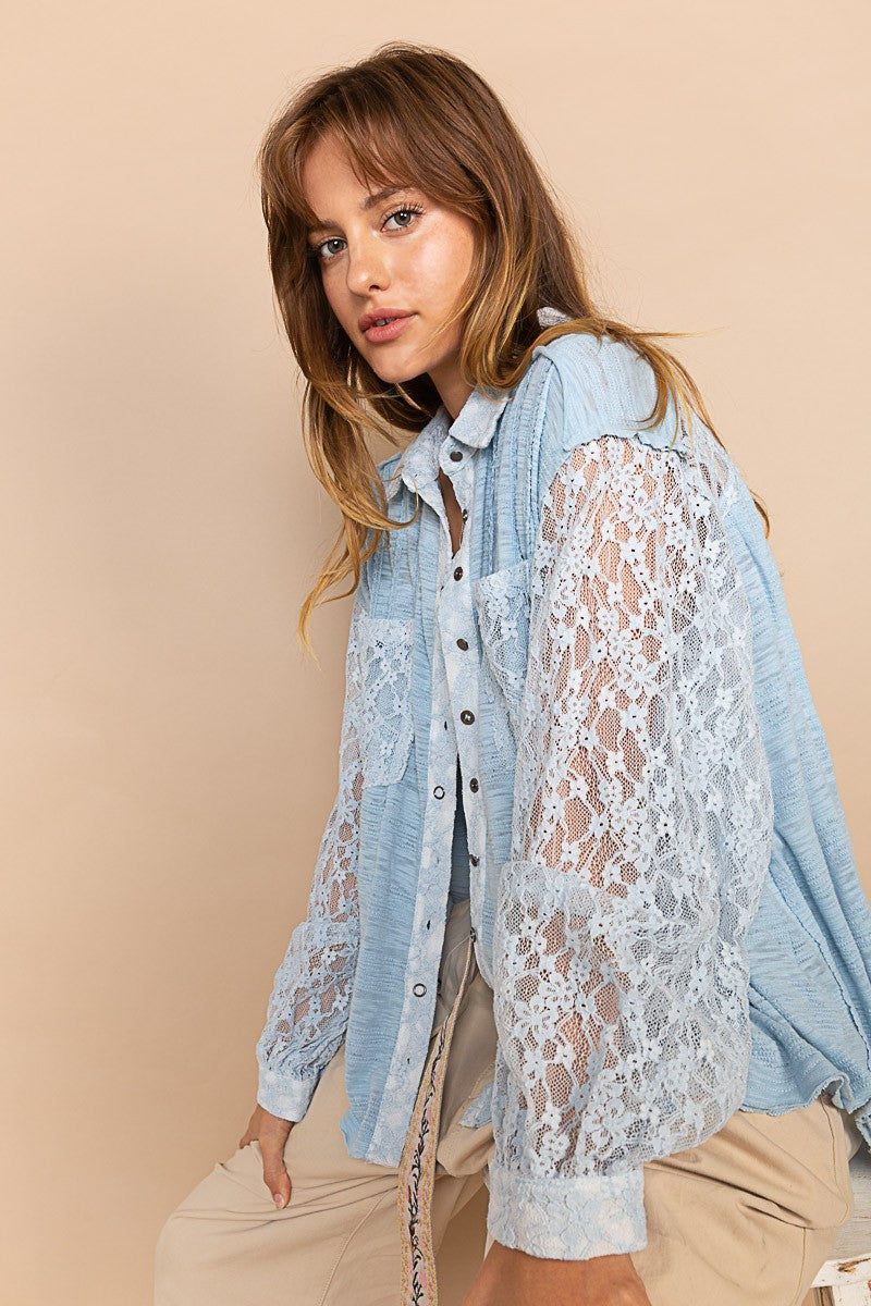 Reese Pin tuck Button Down Shirts