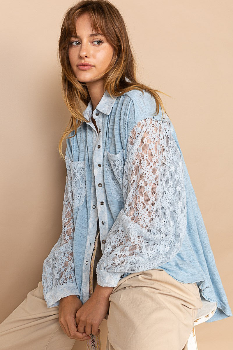 Reese Pin tuck Button Down Shirts
