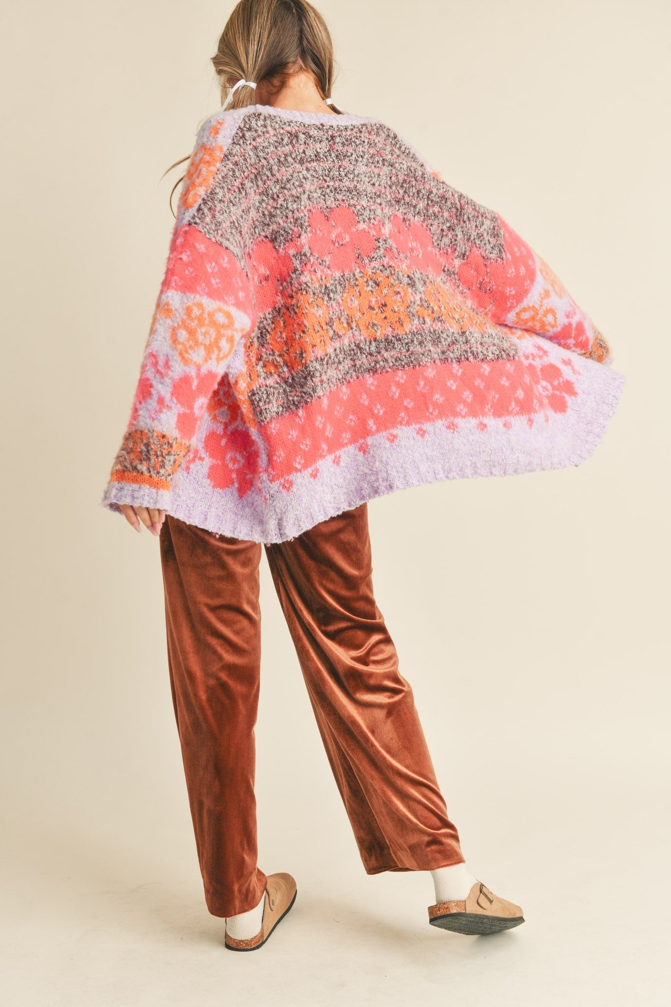 Flower Abstract Cardigan