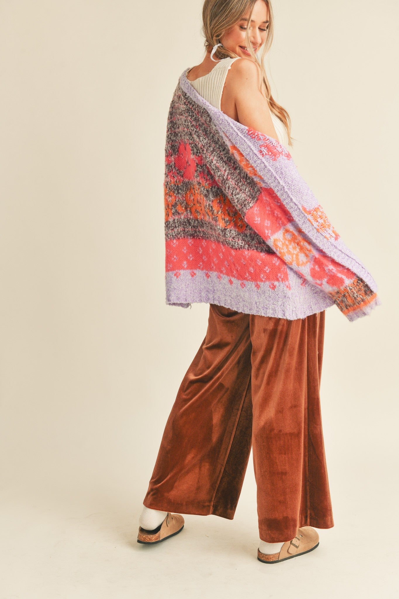 Flower Abstract Cardigan
