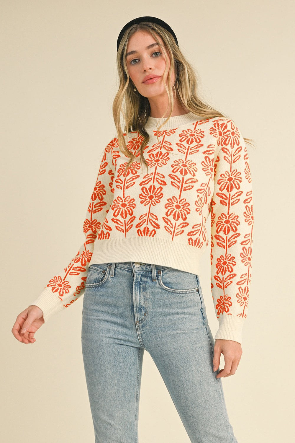 Flower Multi Color Sweater