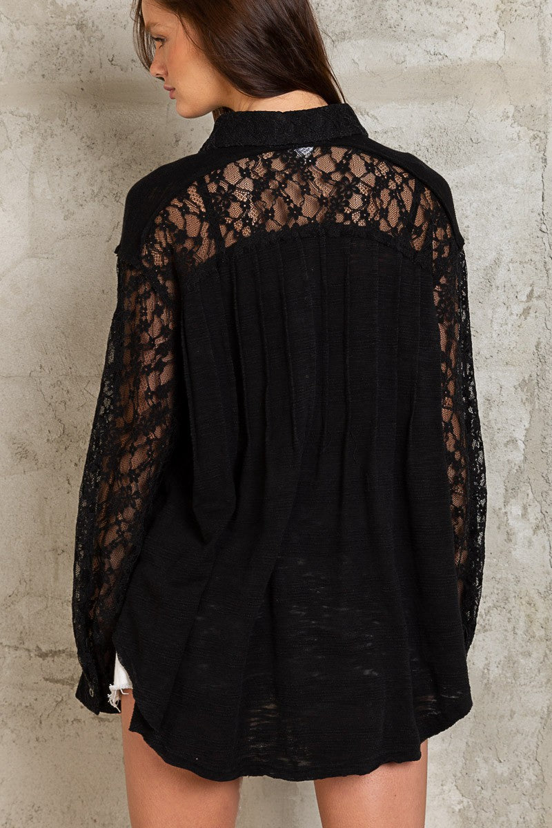 Reese Pin tuck Button Down Shirts