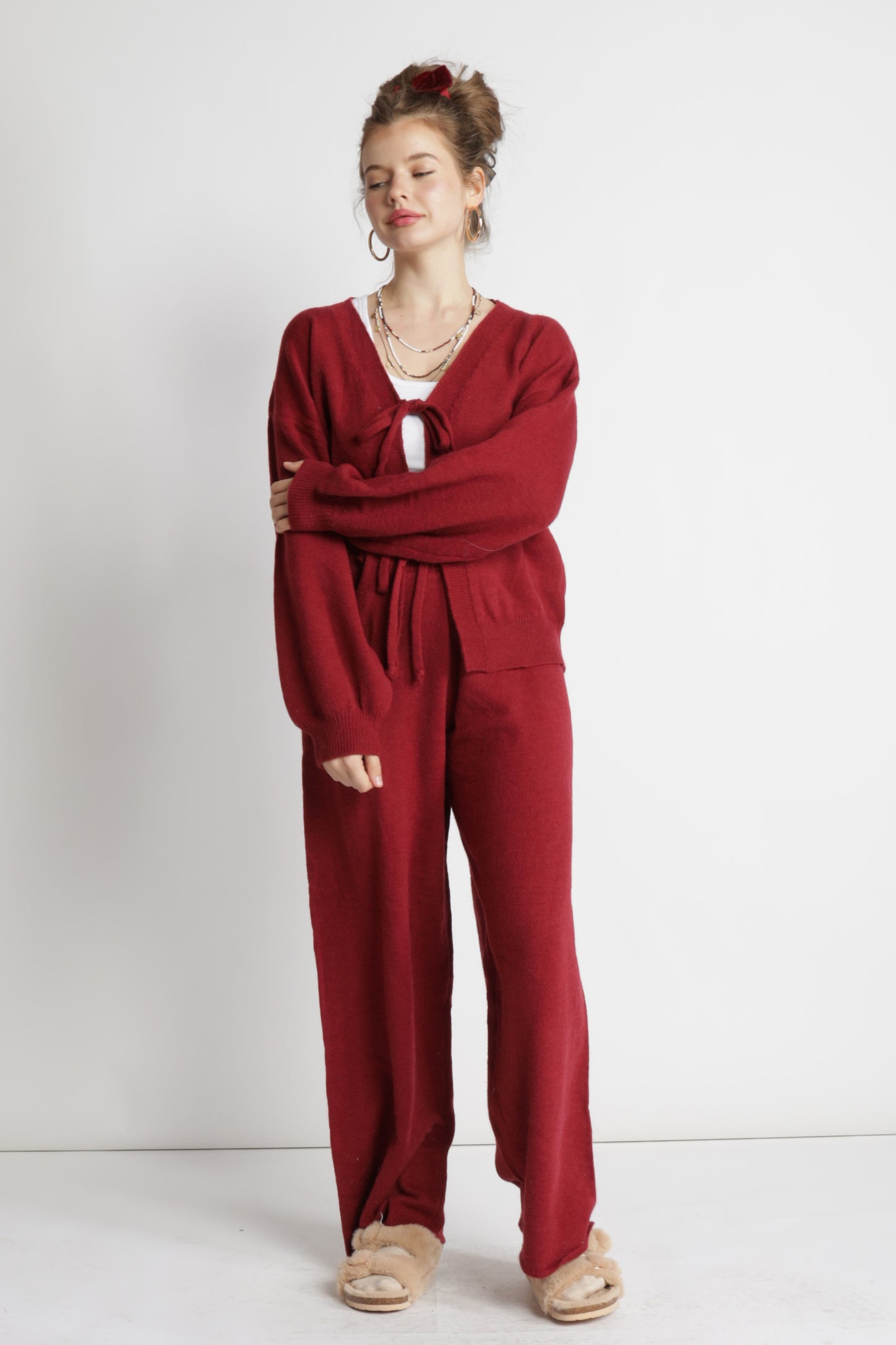 Timeless Cardigan and Pants Set