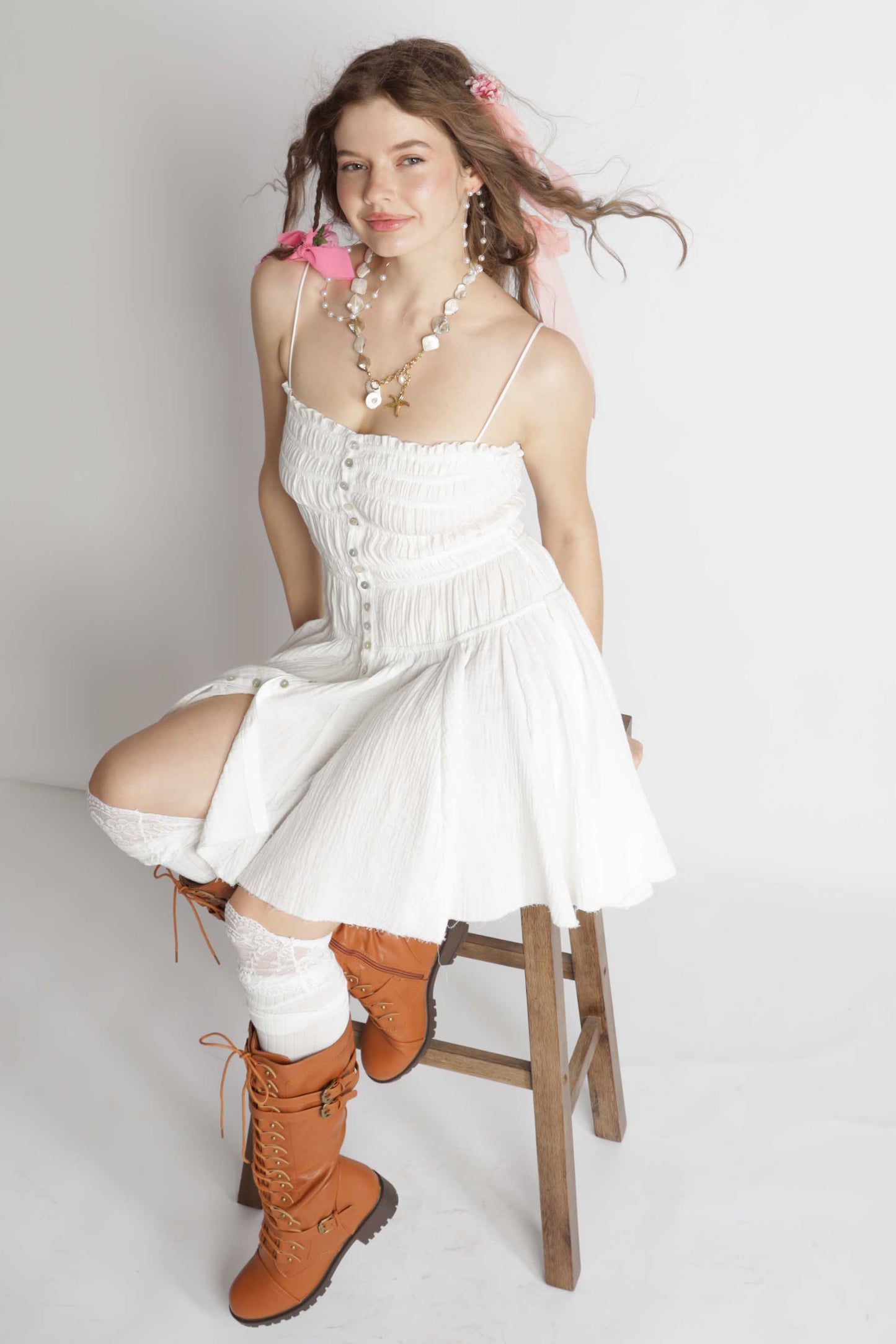 All Smocked Up Short Dress