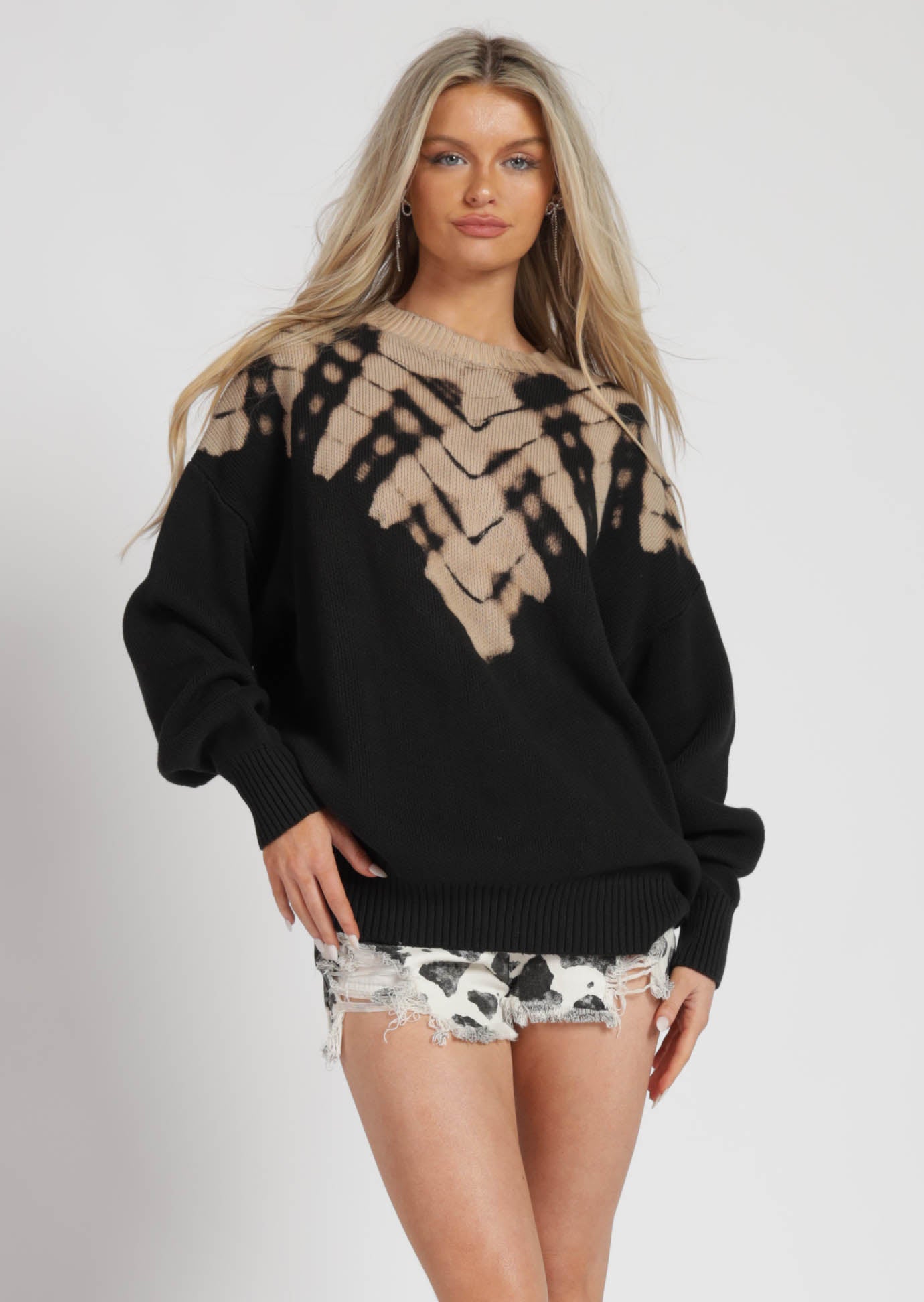 Helene Tie Dyed Sweater Top