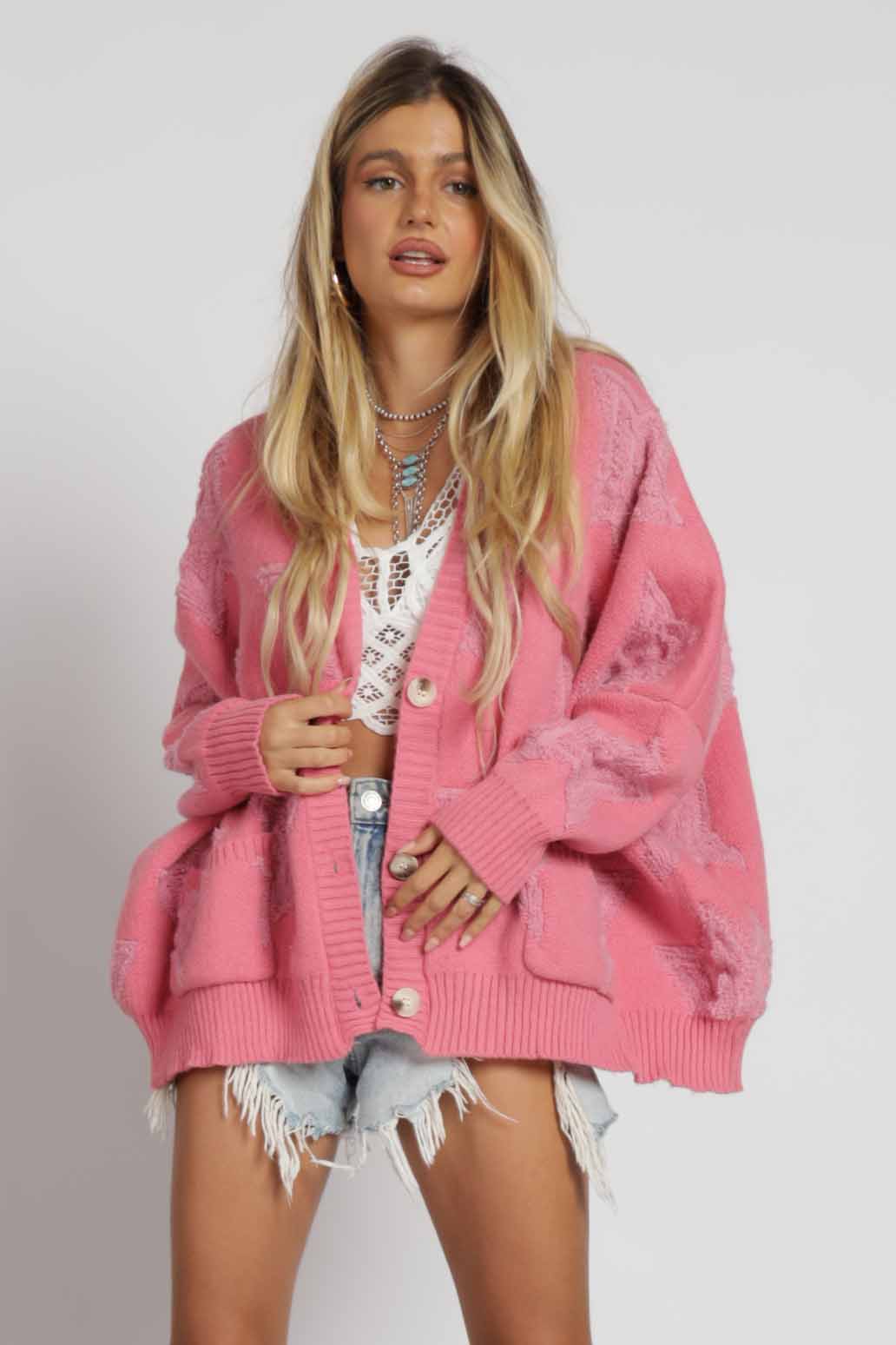 Star All over cardigan