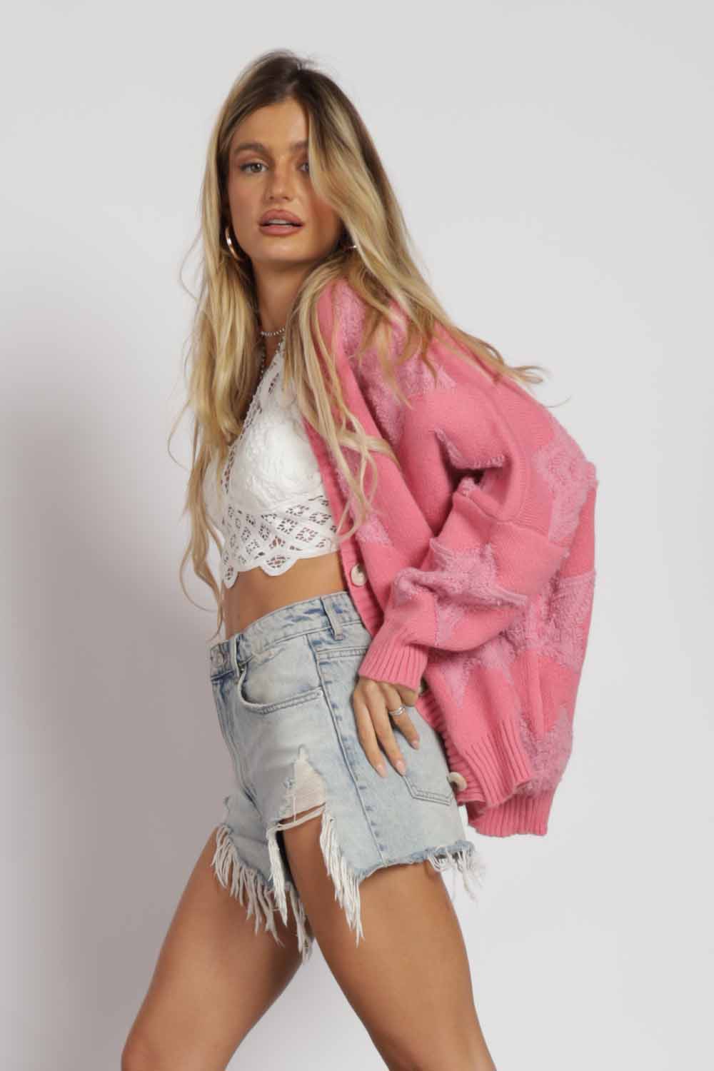 Star All over cardigan