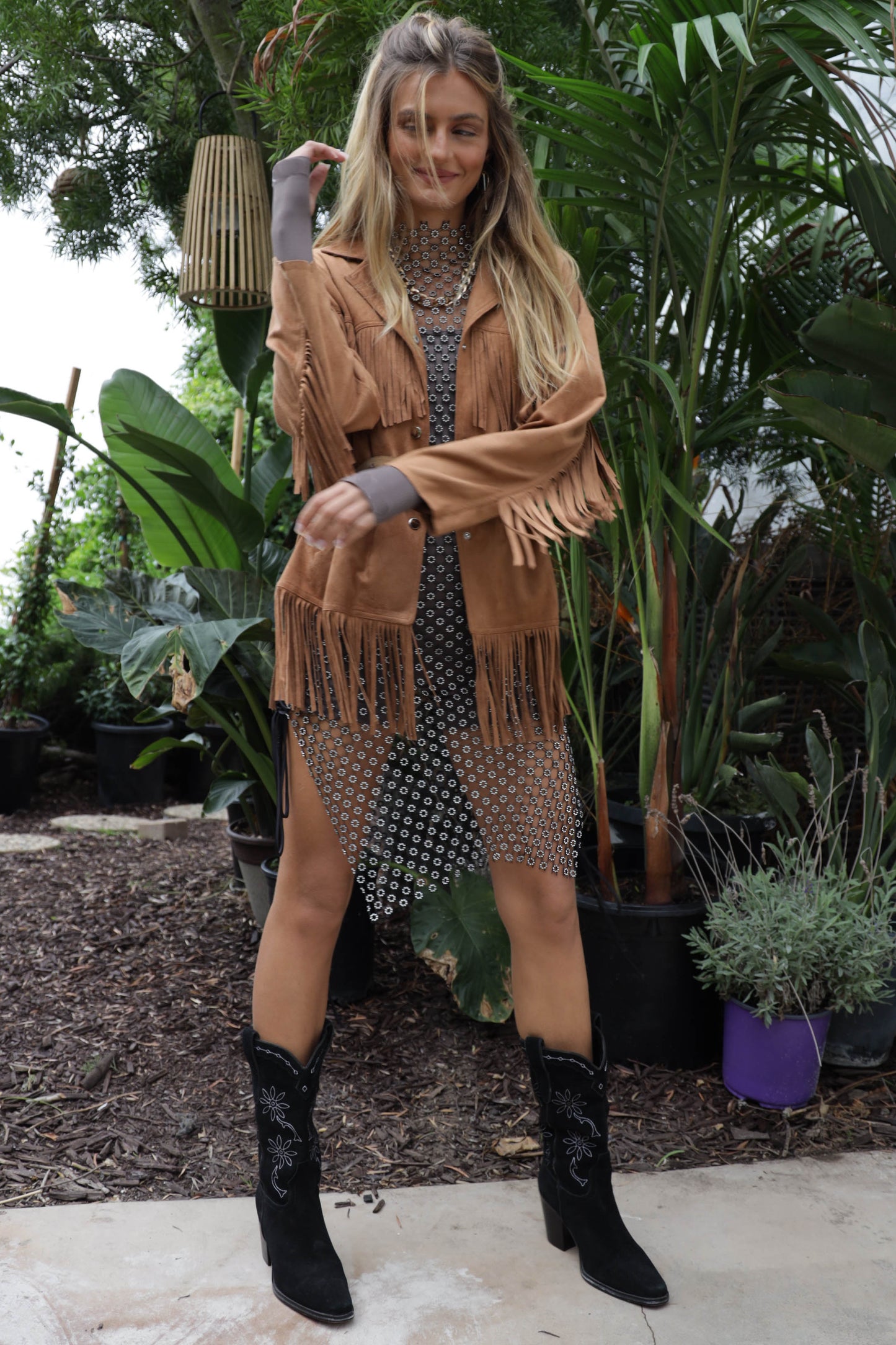 Outlaw Fringe Suede Jacket