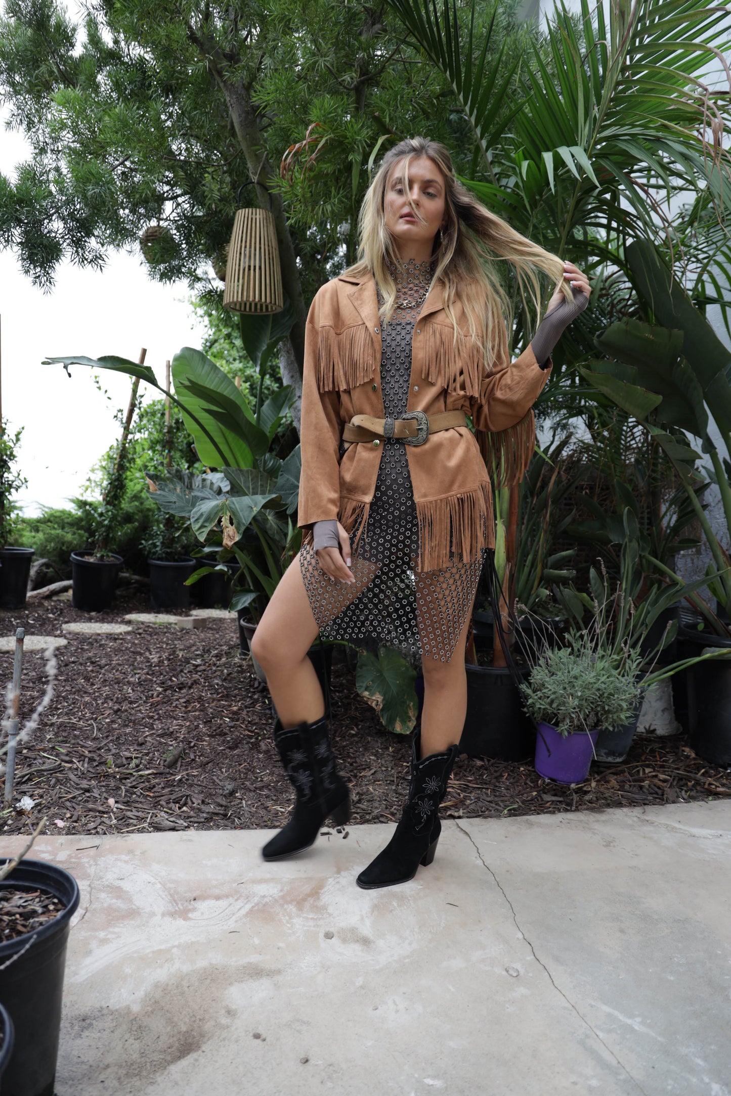 Outlaw Fringe Suede Jacket