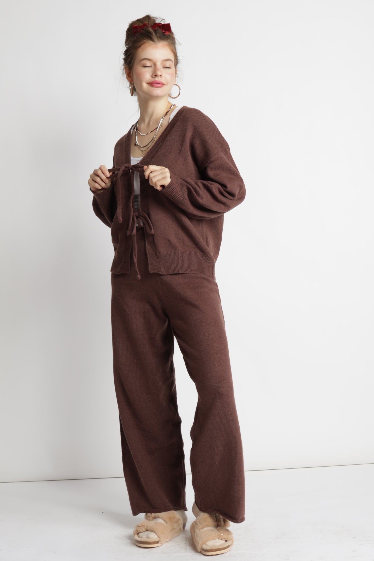 Timeless Cardigan and Pants Set