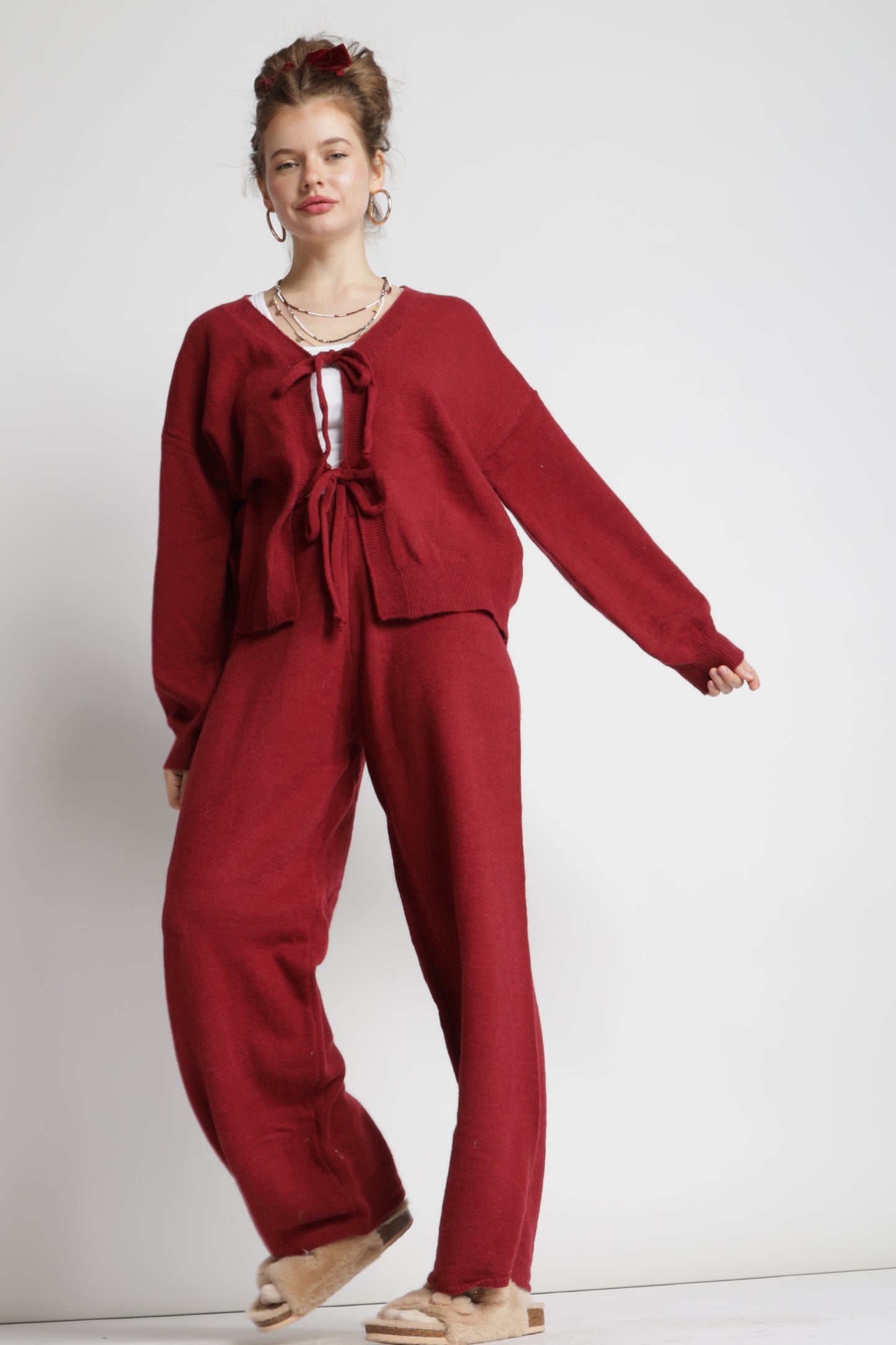 Timeless Cardigan and Pants Set
