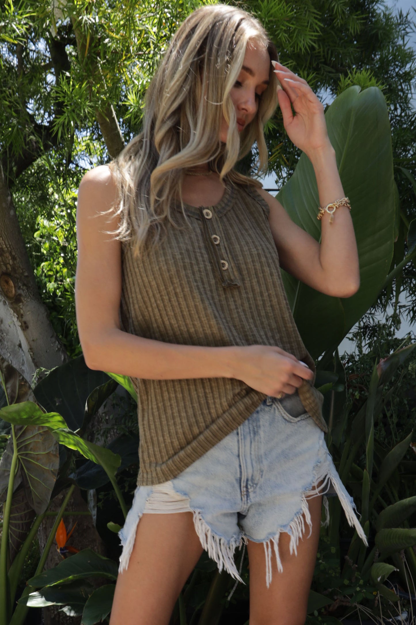Quincy Ribbed Tank Top