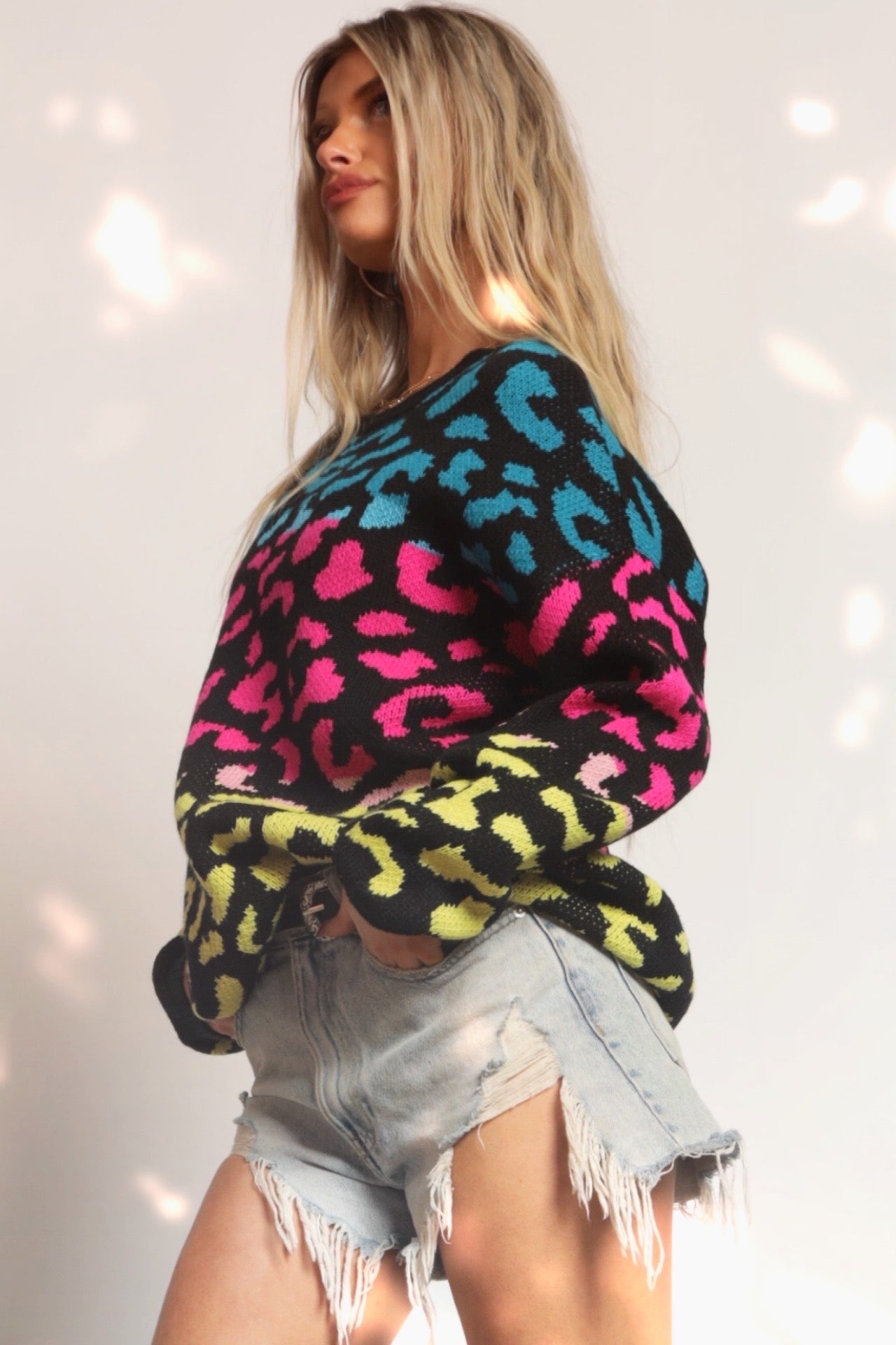 Winona Leopard Print Sweater