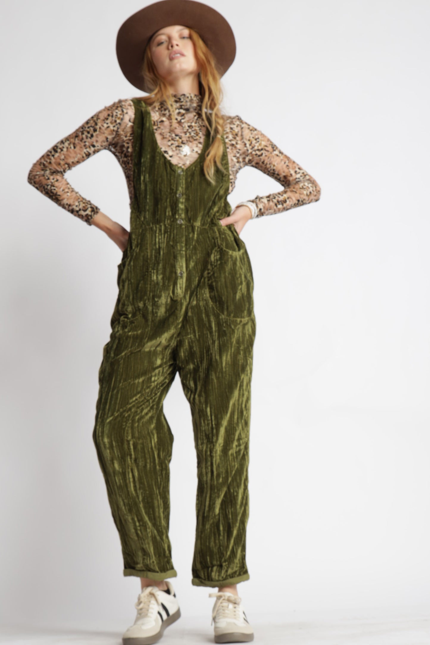 Keaton Velvet Jumpsuit