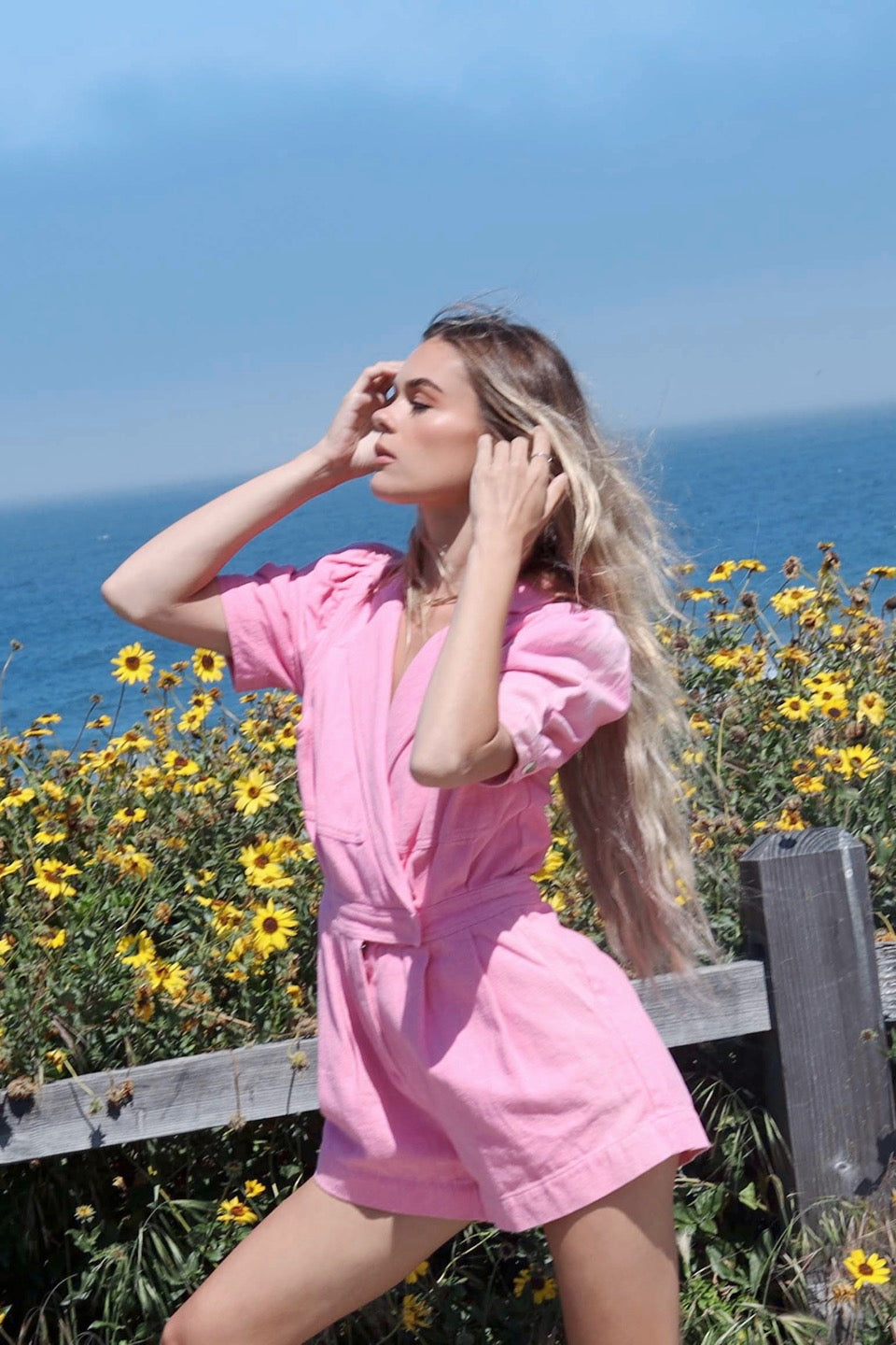 Eloise Denim Romper
