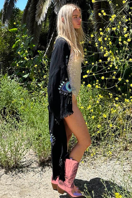 Copacabana Cotton Gauze Kimono