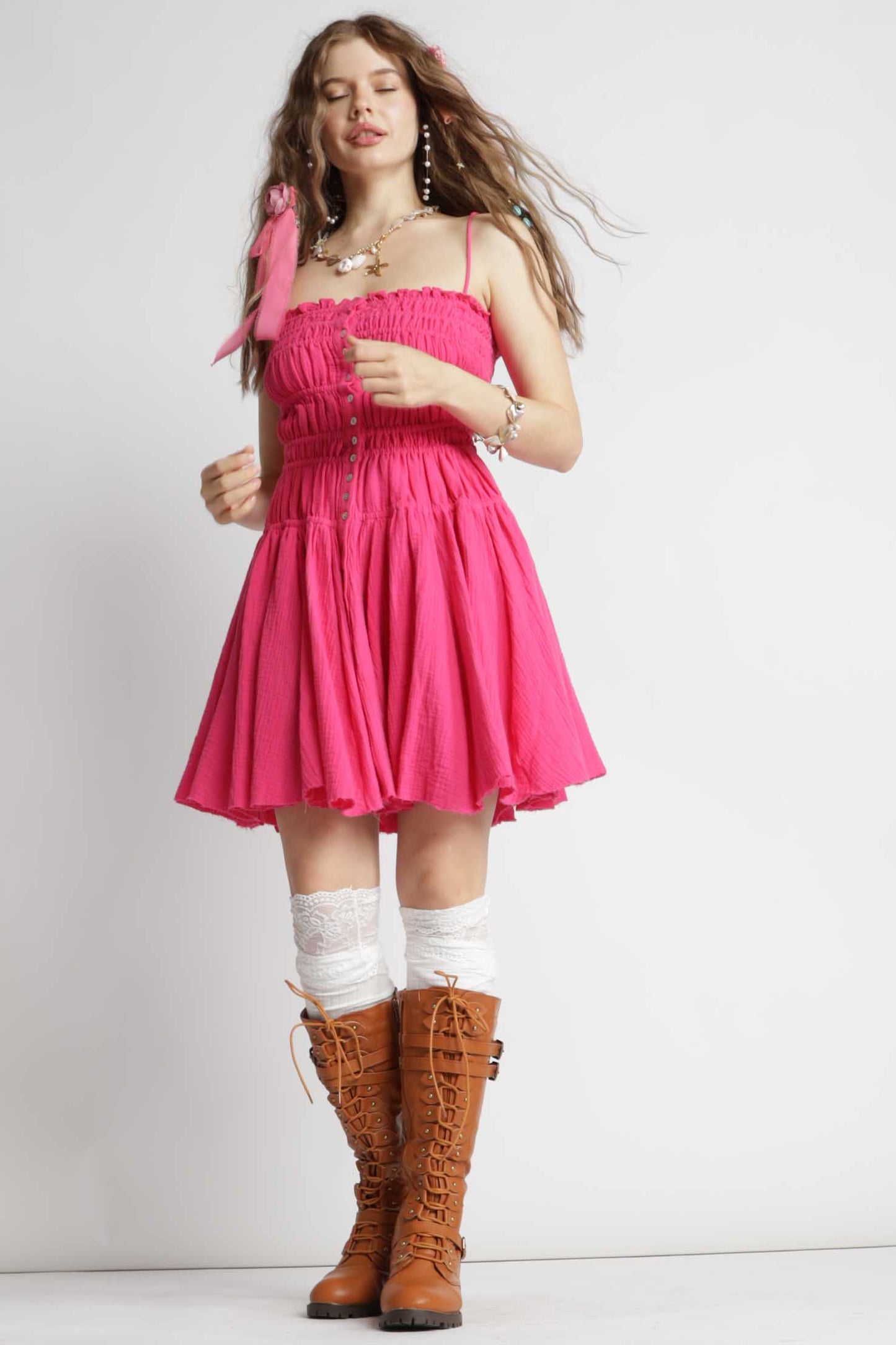 All Smocked Up Short Dress