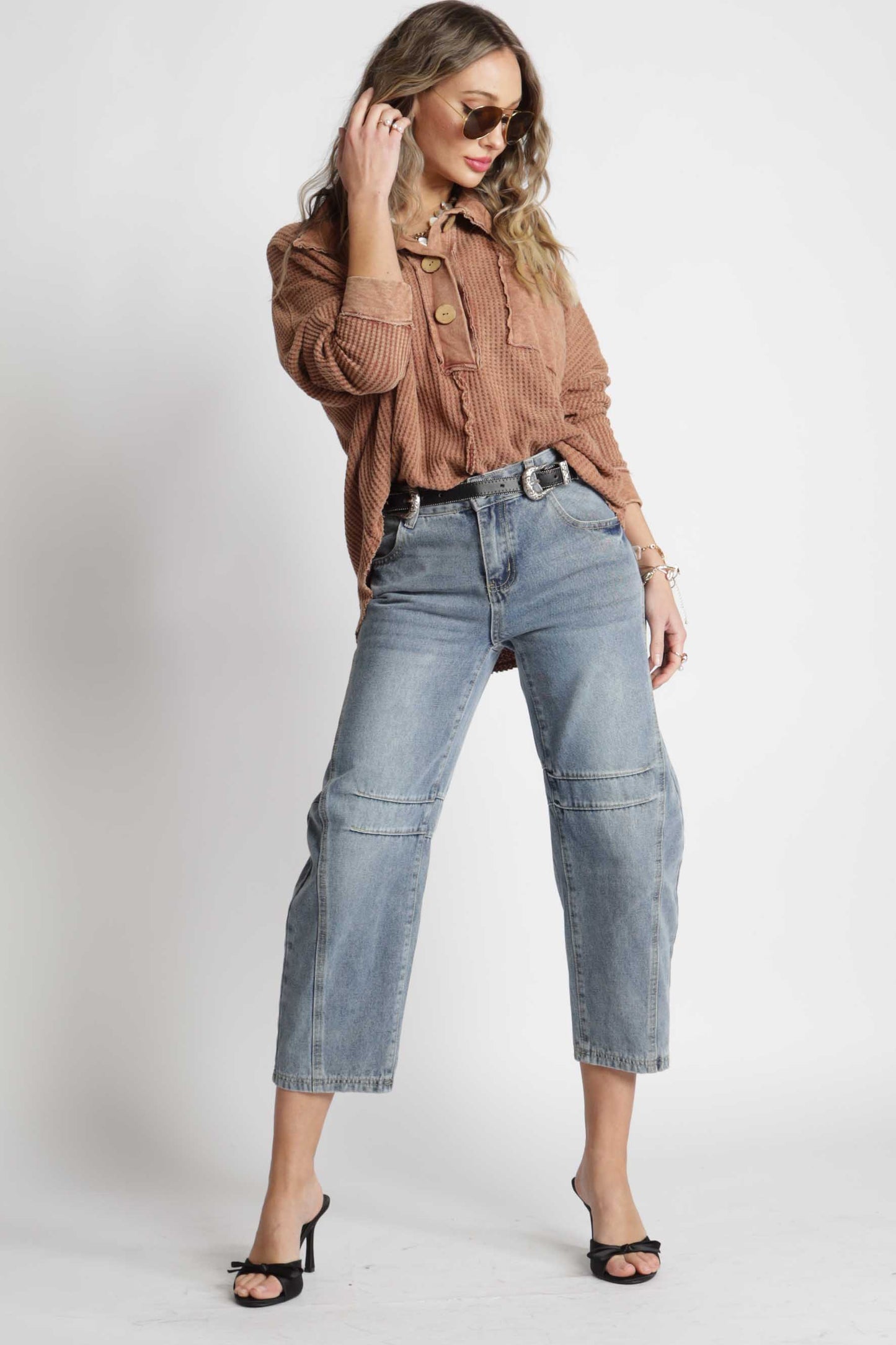 Oversized Mineral Washed Top