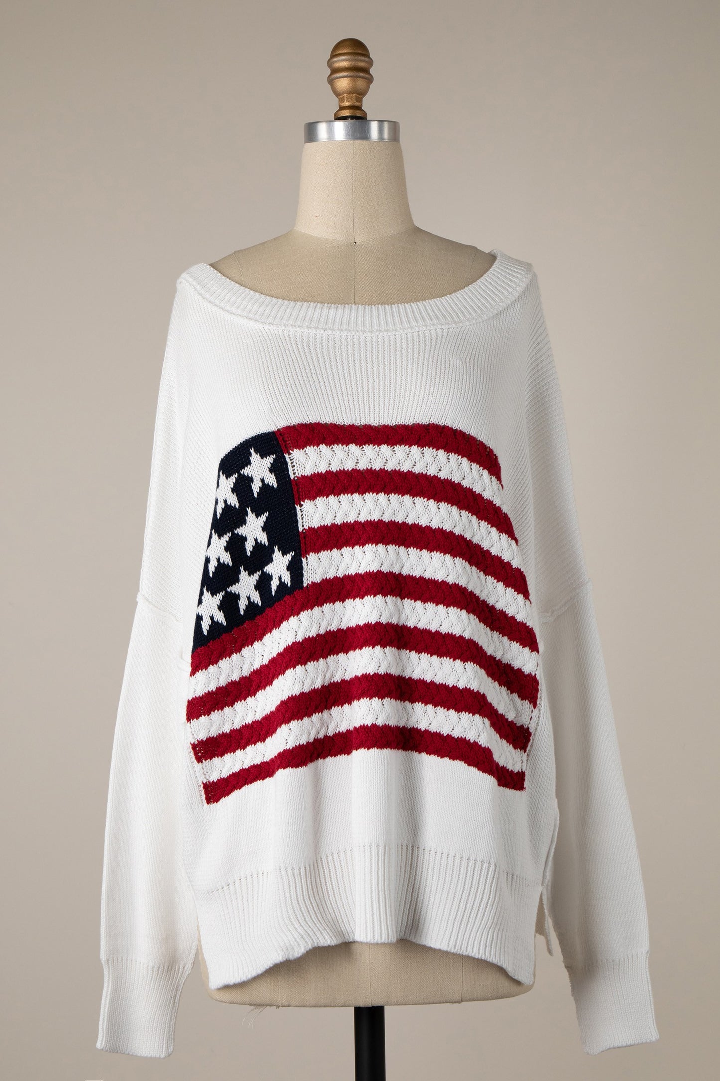 Elize American Flag Sweater