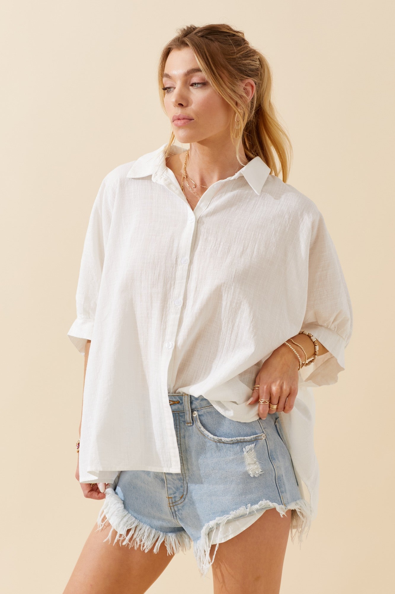 Sodaro Button Down Oversized shirt