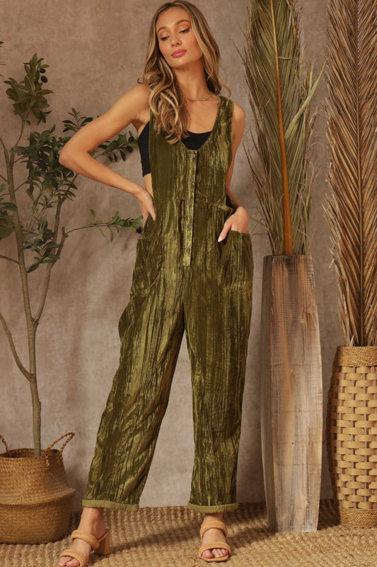 Keaton Velvet Jumpsuit