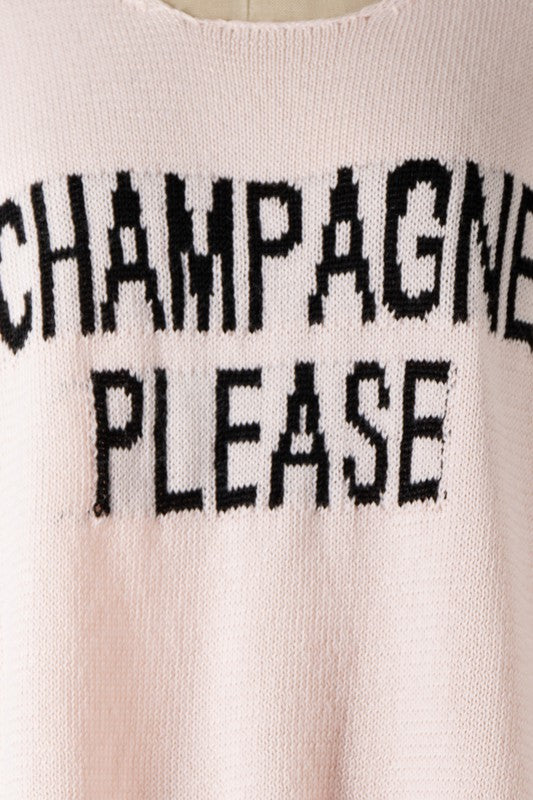 Champagnes PLS Oversized  Sweater