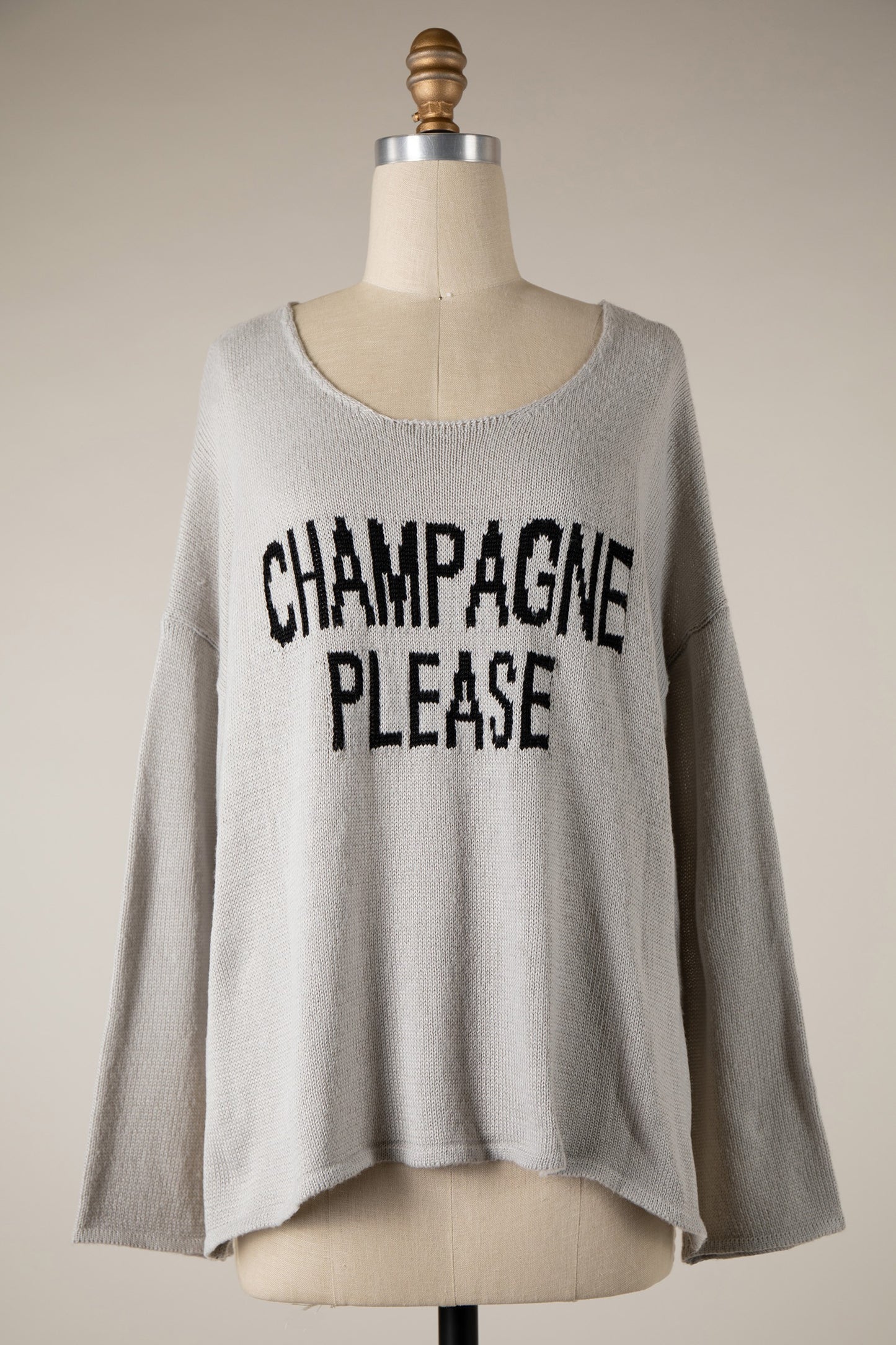 Champagnes PLS Oversized  Sweater