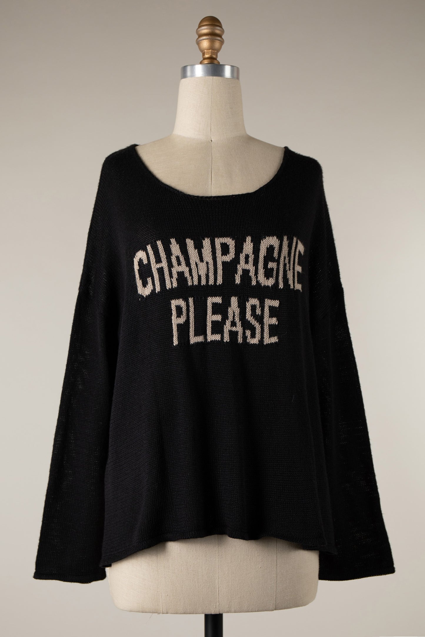 Champagnes PLS Oversized  Sweater