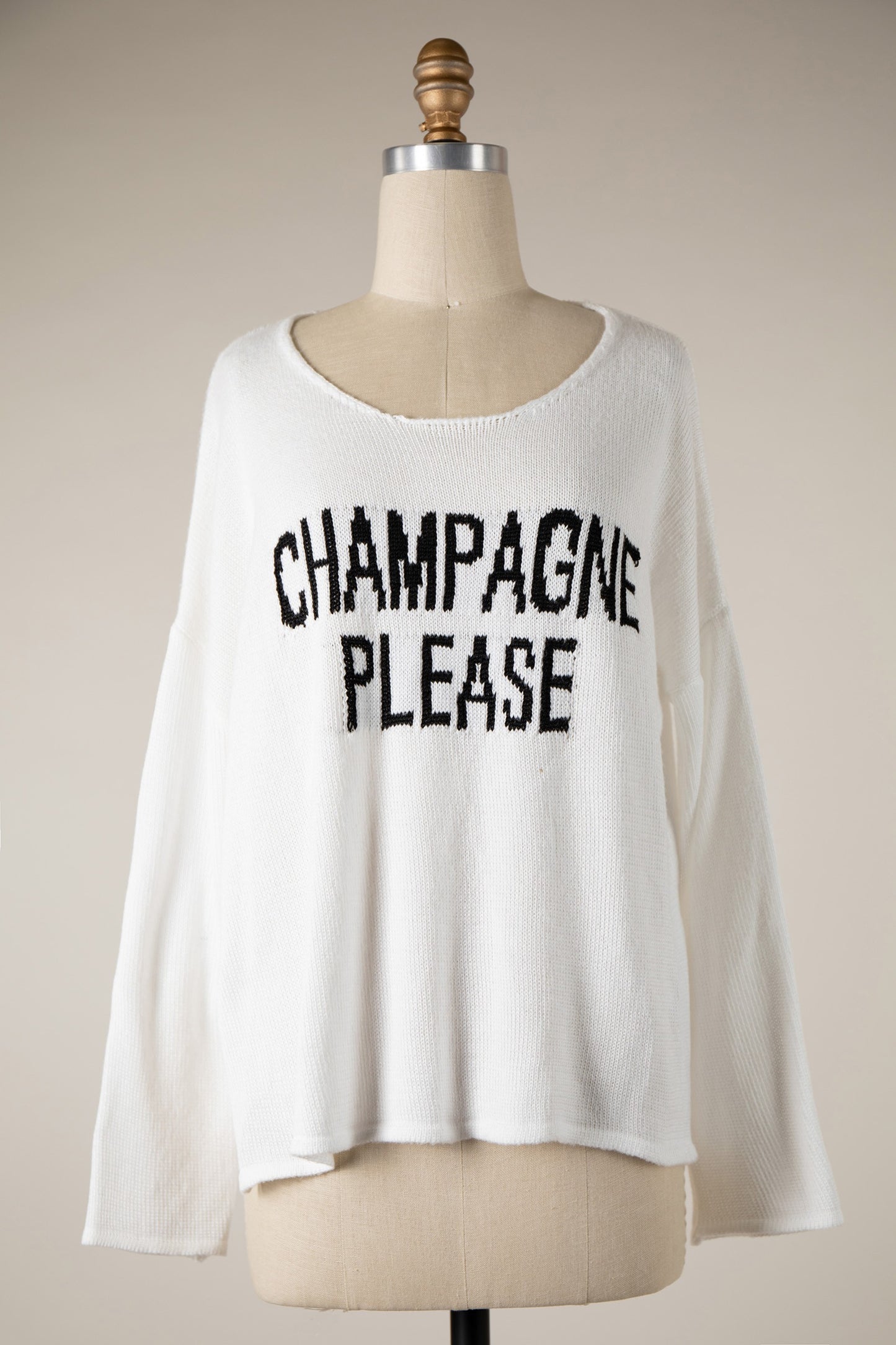 Champagnes PLS Oversized  Sweater