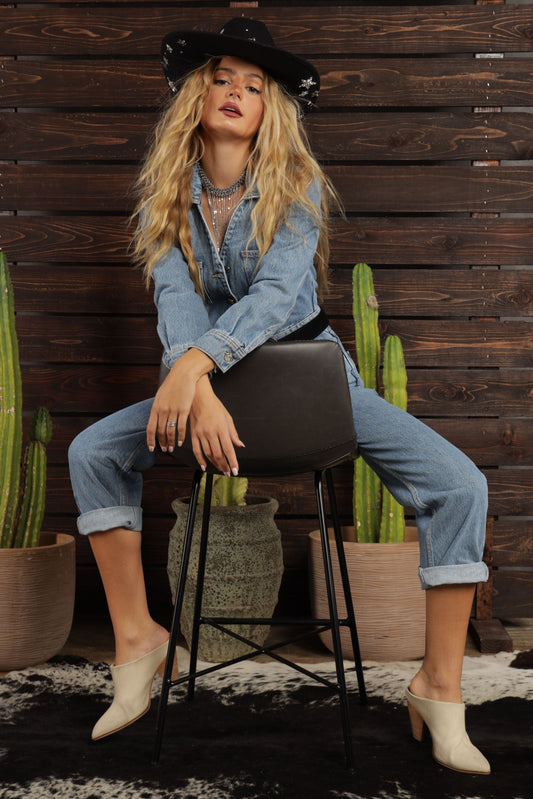 Jenny Denim Jumpsuit