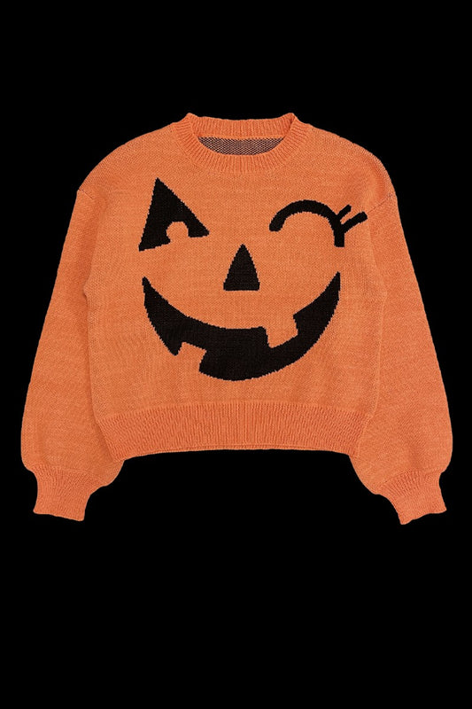 Pumpkin Sweater Top