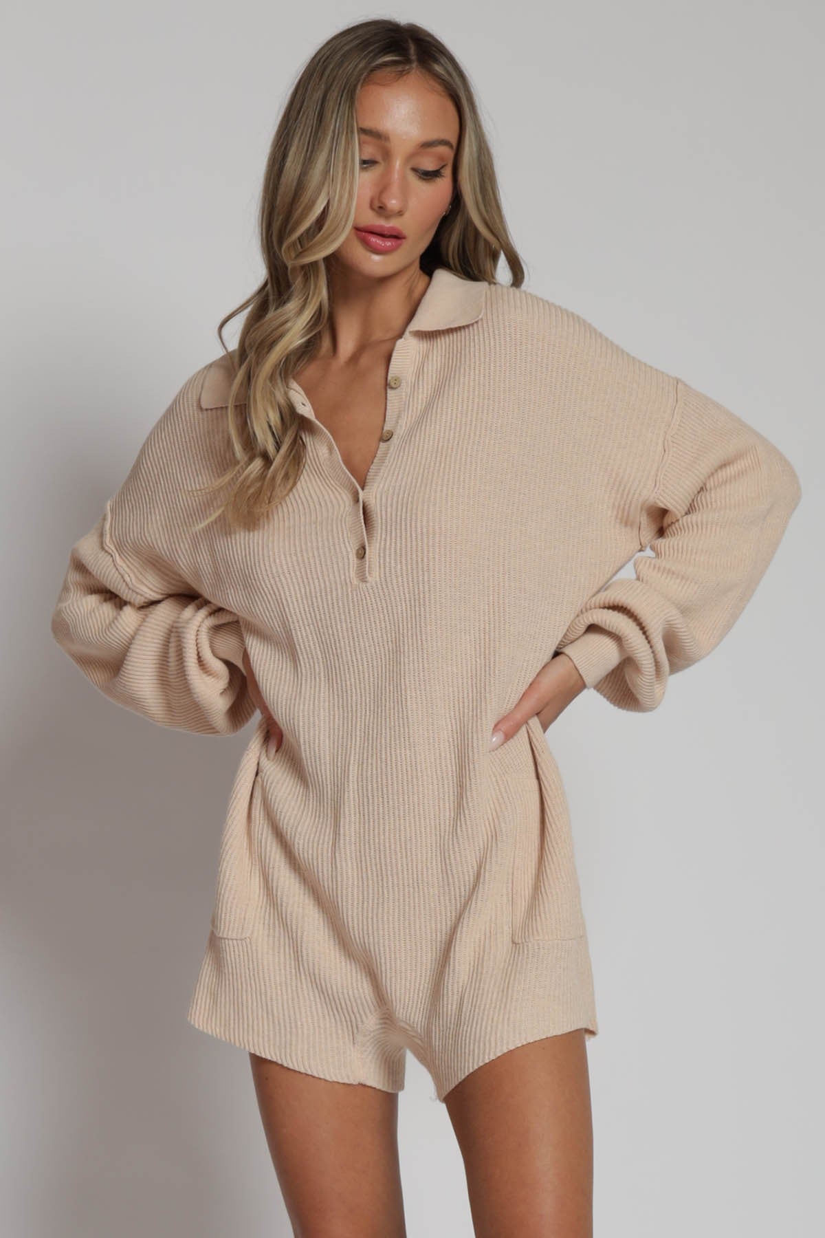 Morwenna  Knit Romper