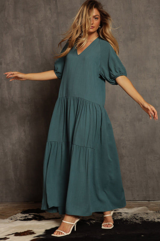 Reina Linen Dress