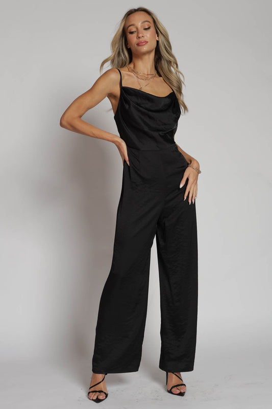 Leigh Satin Jumpsuit