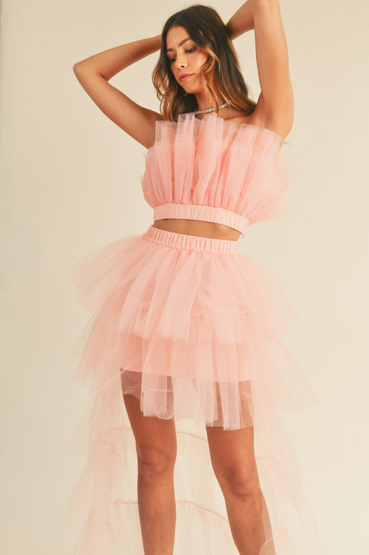 Sally Tulle Top and Skirt Set