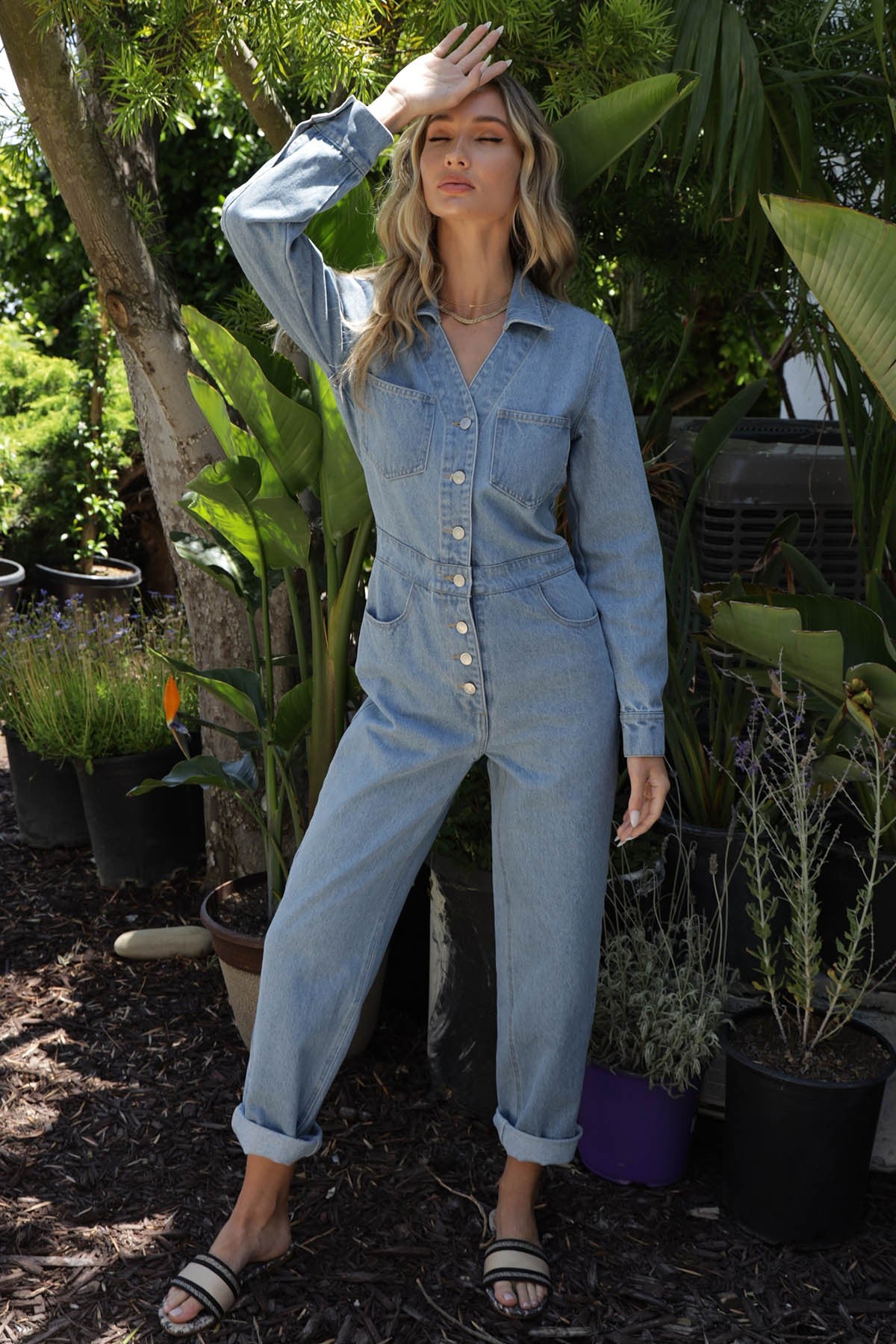 Jenny Denim Jumpsuit