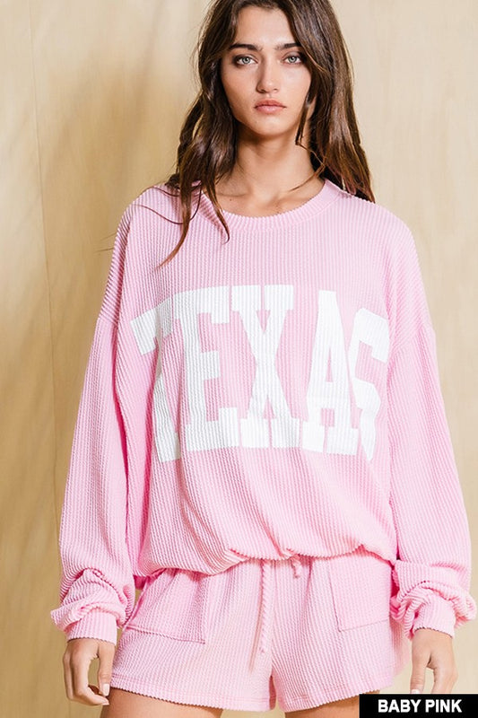 Faya Texas Loose Top