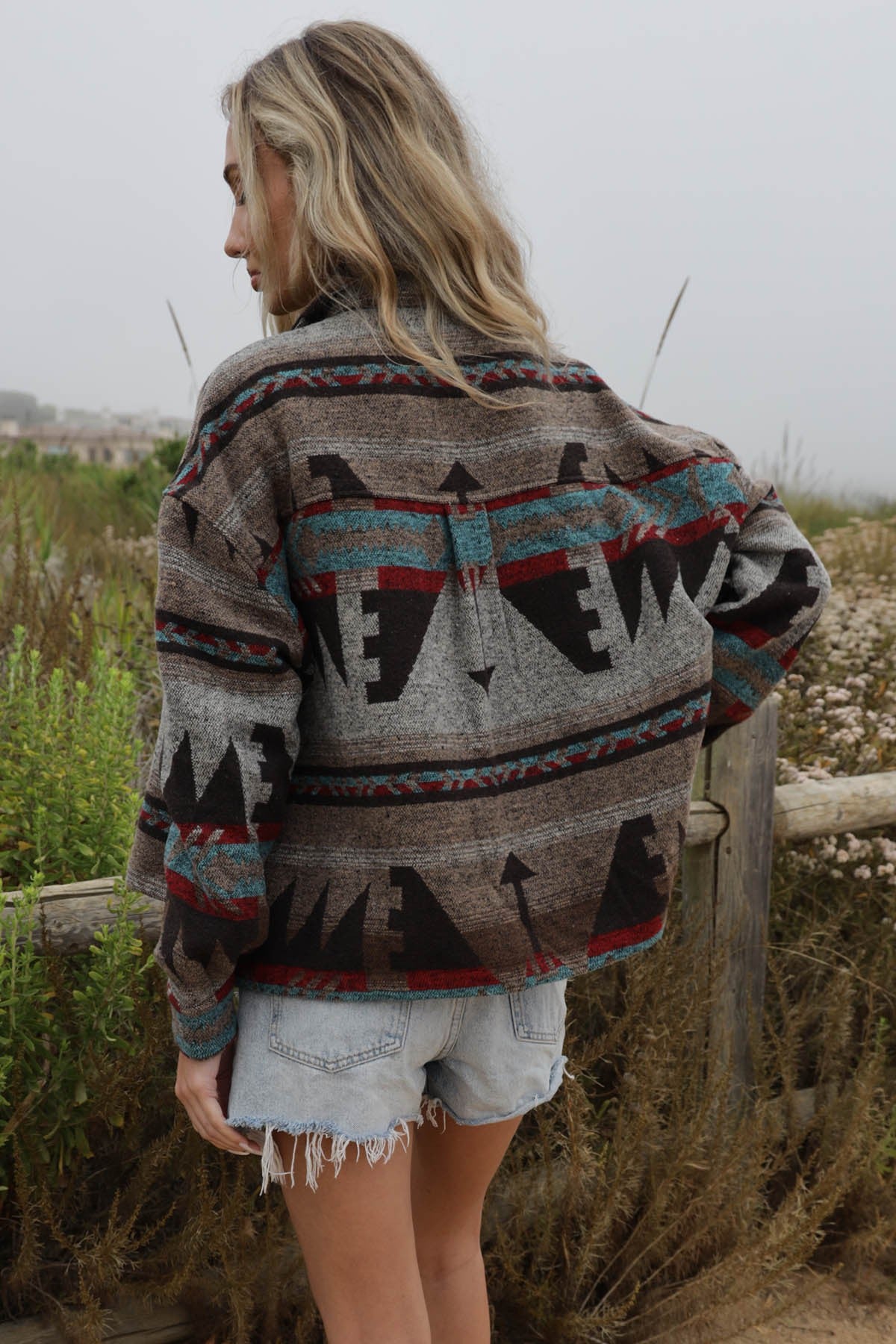 Andria Aztec Print Jacket