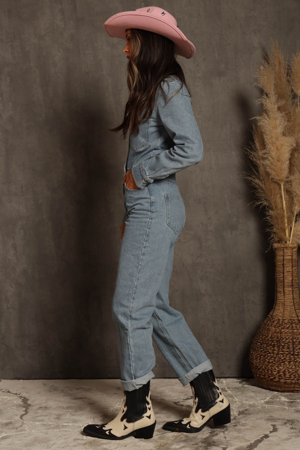 Jenny Denim Jumpsuit