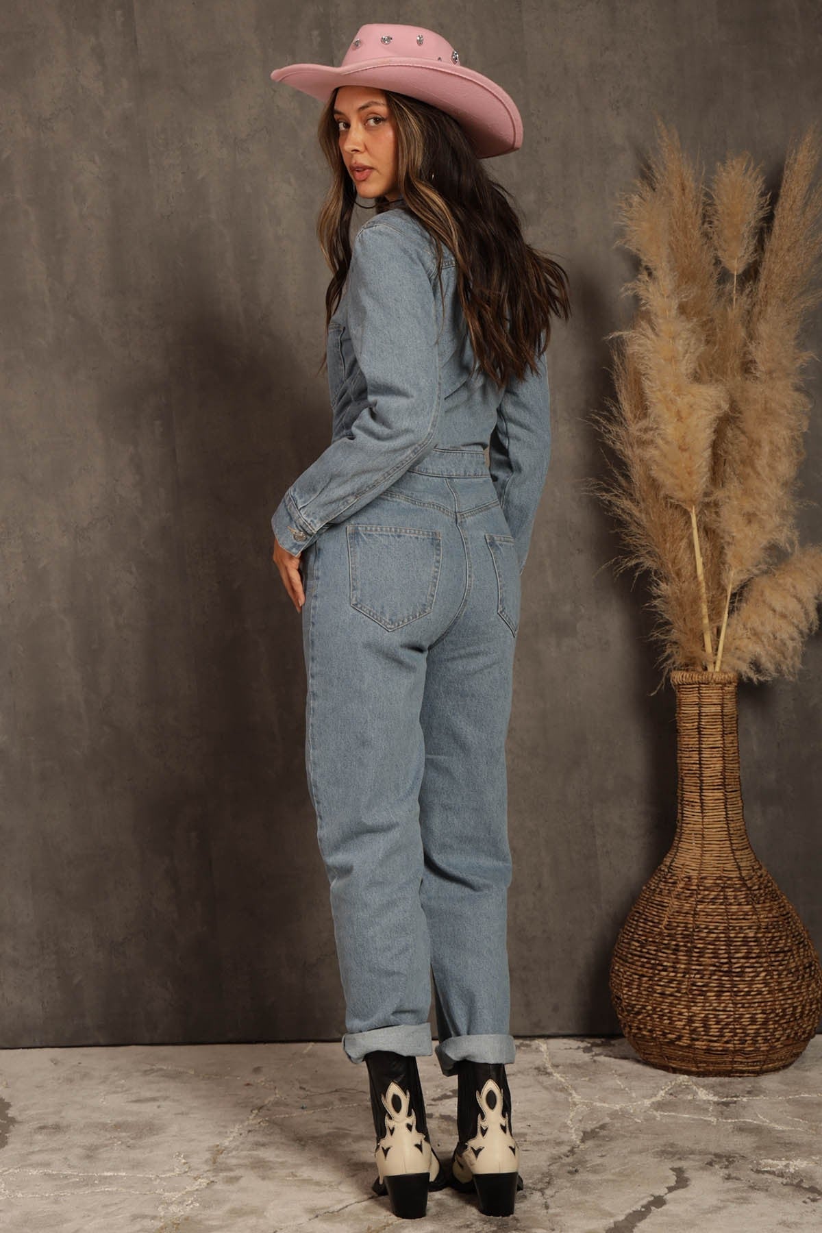 Jenny Denim Jumpsuit