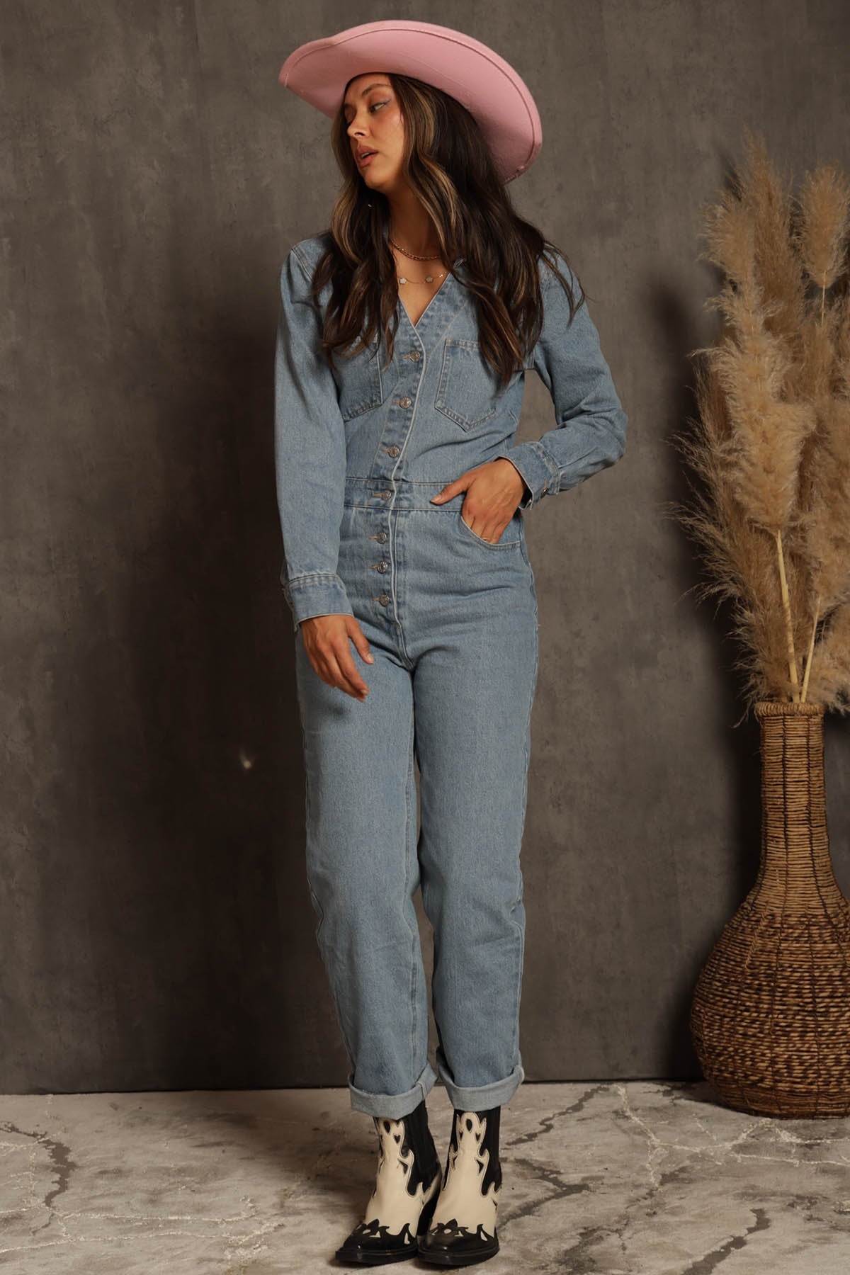 Jenny Denim Jumpsuit