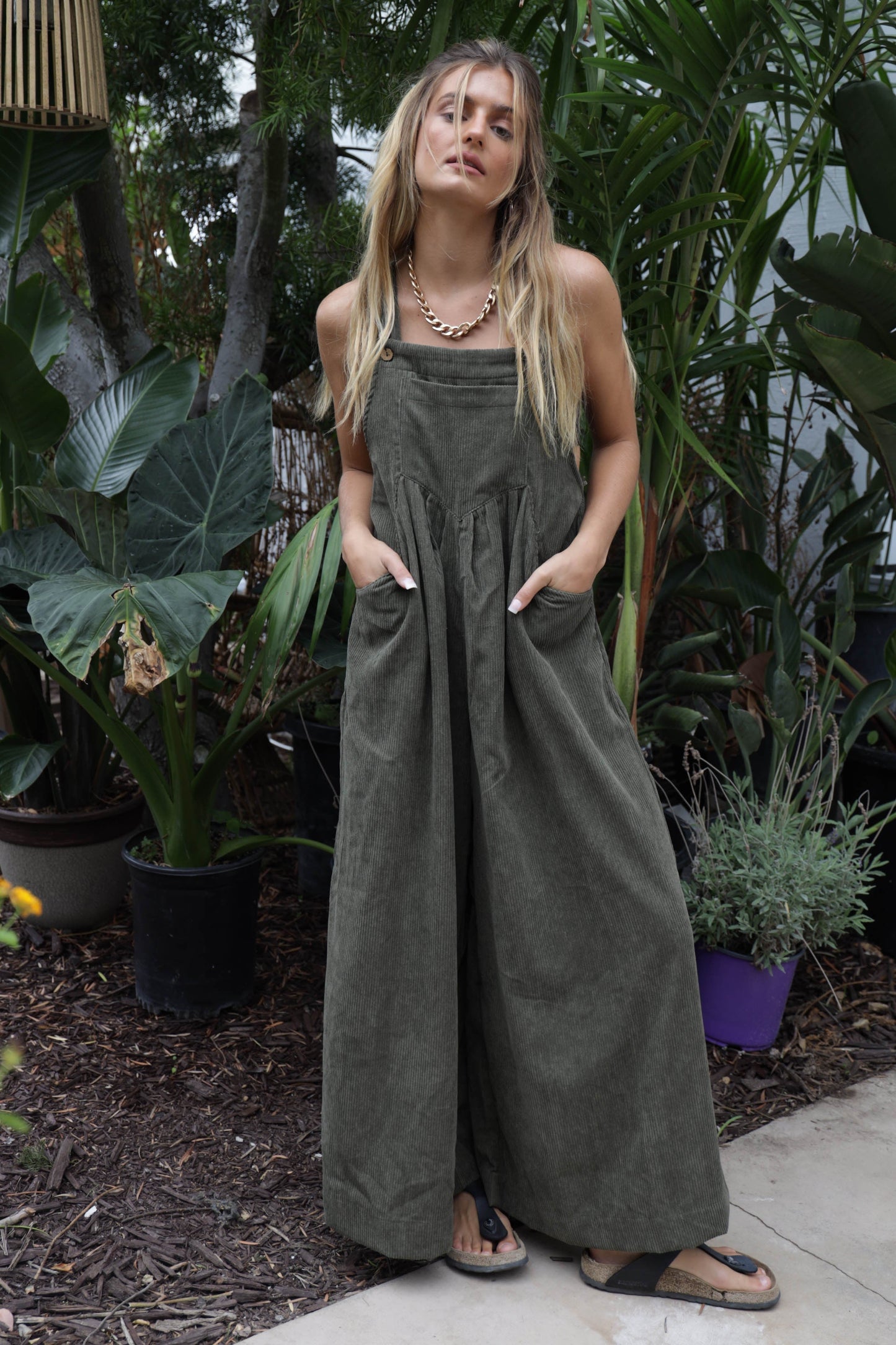 Tierra Corduroy Jumpsuits