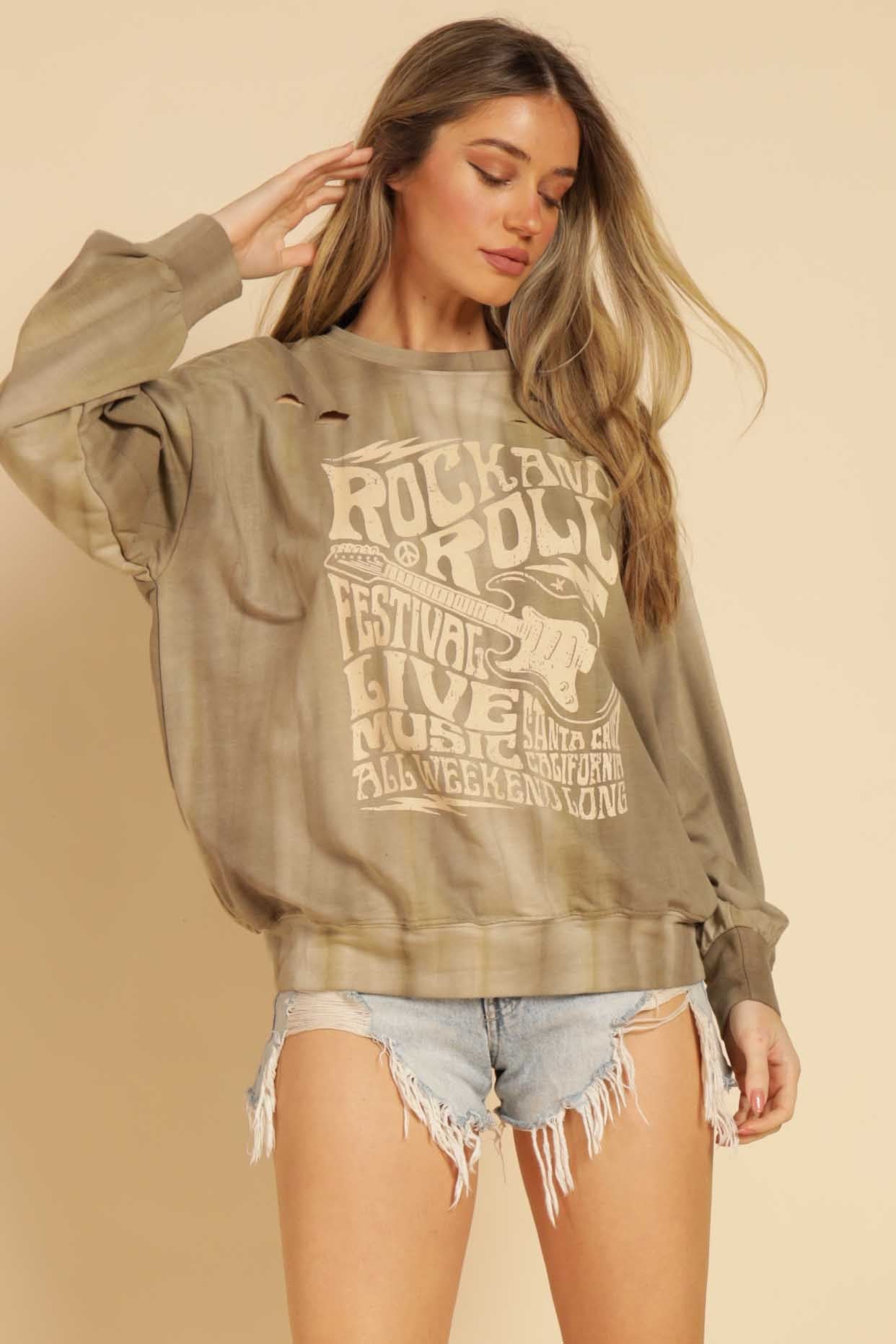 Zandra Rock and Roll Sweatshirts