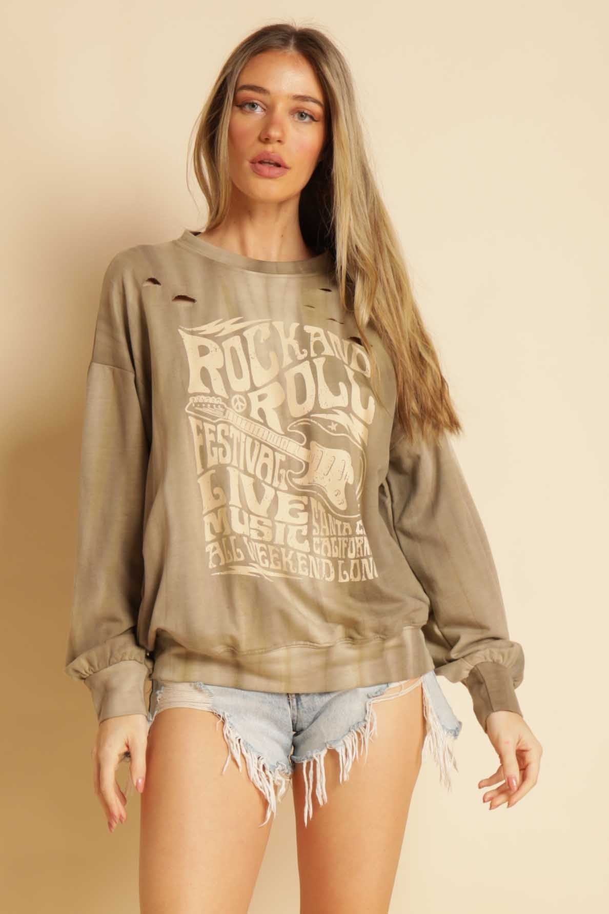 Zandra Rock and Roll Sweatshirts