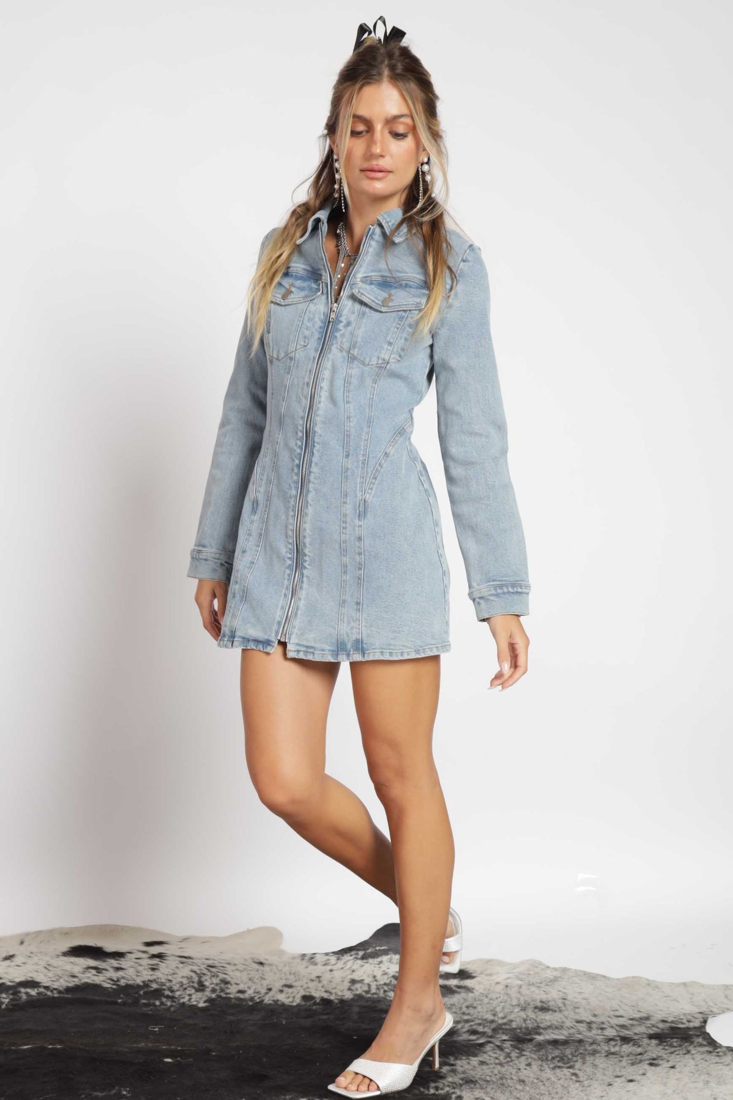 Millie Denim Dress