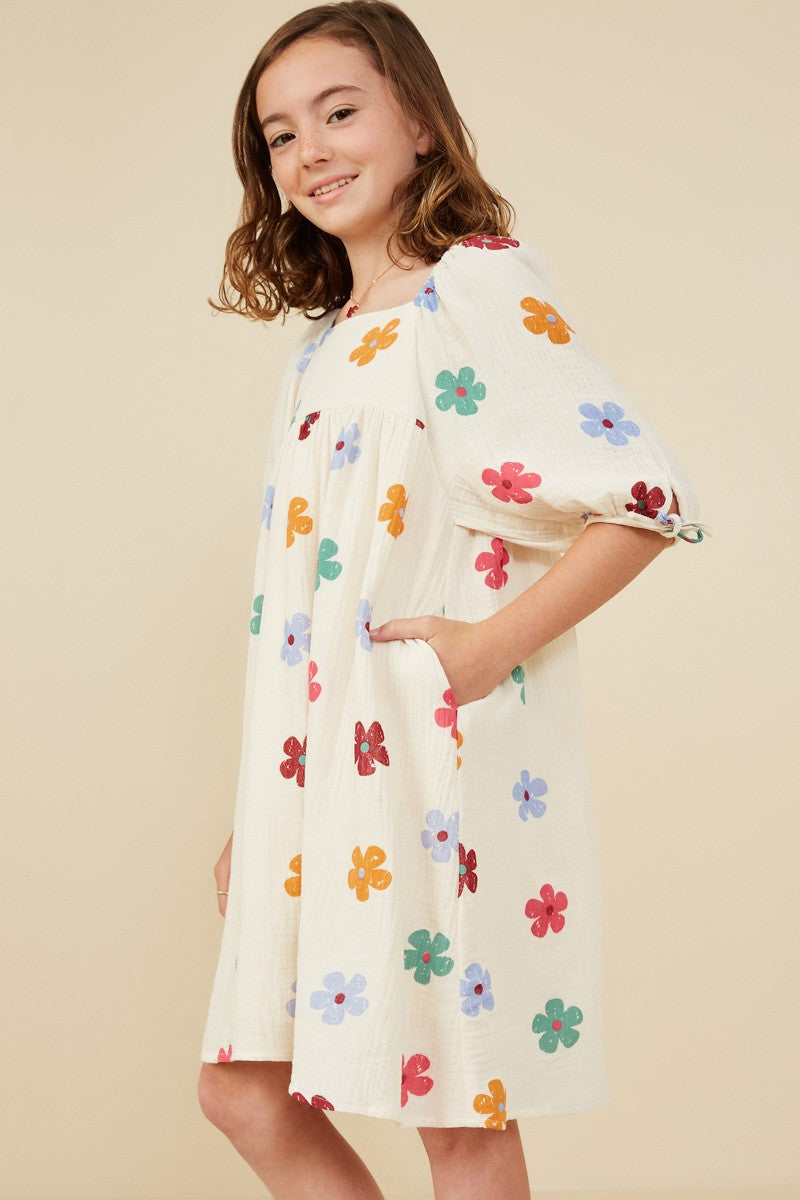 Hayden Flower Woven Dress