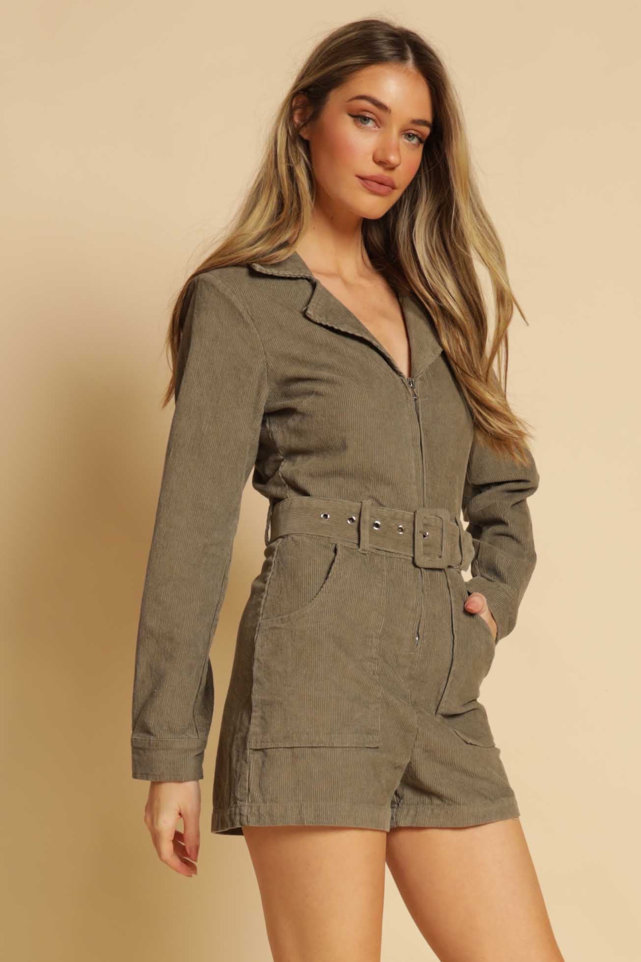 Brianne Corduroy romper