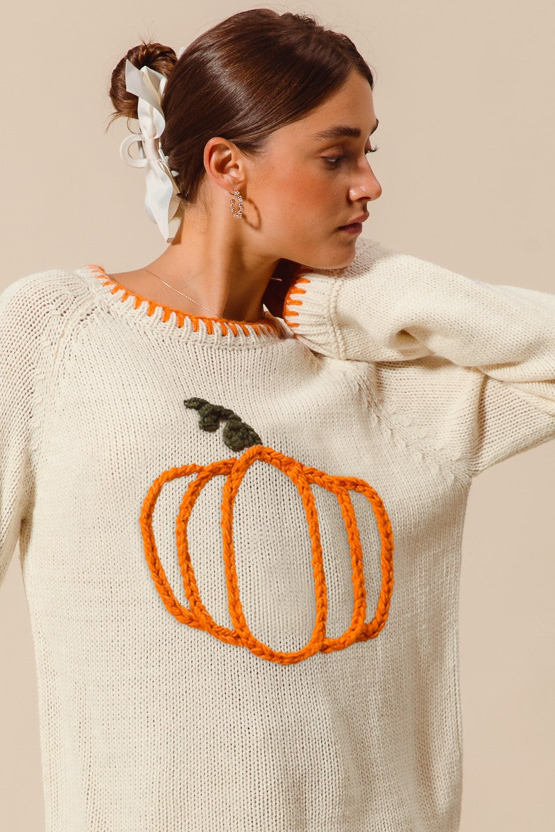 Pumpkin Sweater Top