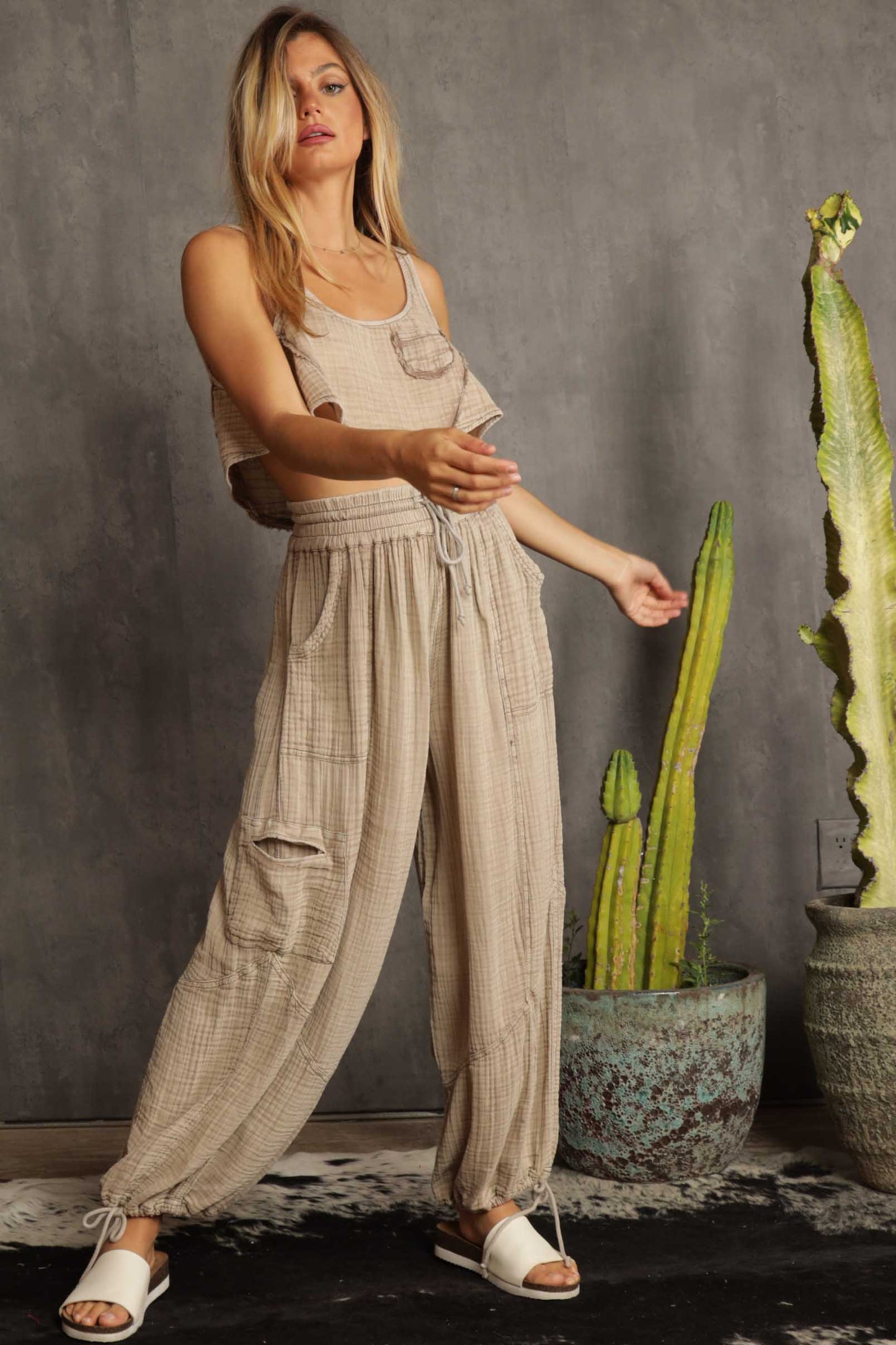 Saylor Gauze Pant Set